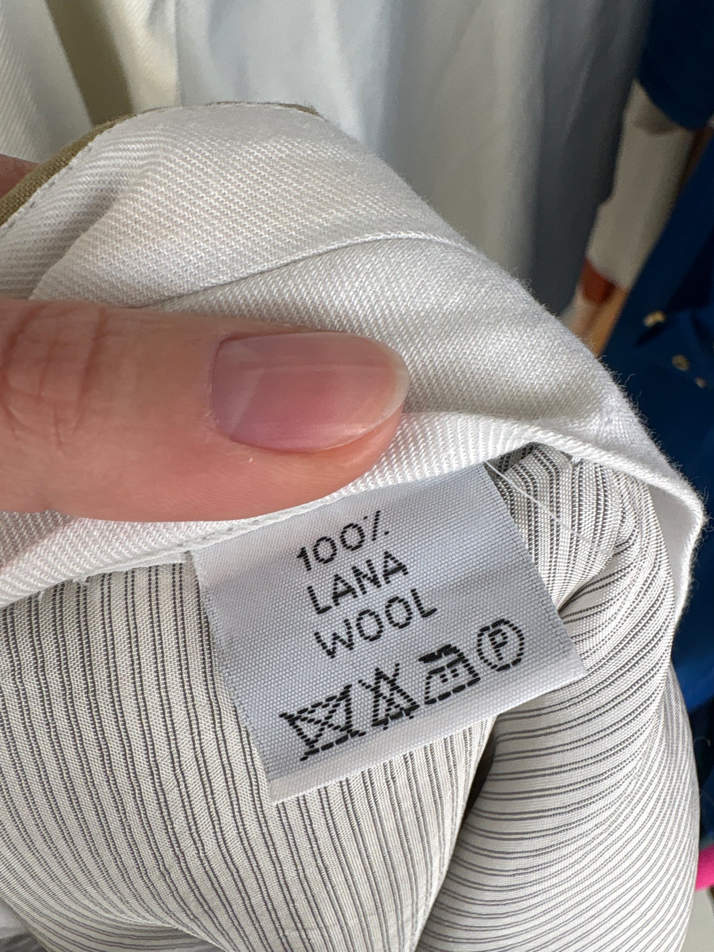 Pantaloni Burberry camel cu pense din lanita extrem de subțire de primăvară-vară
