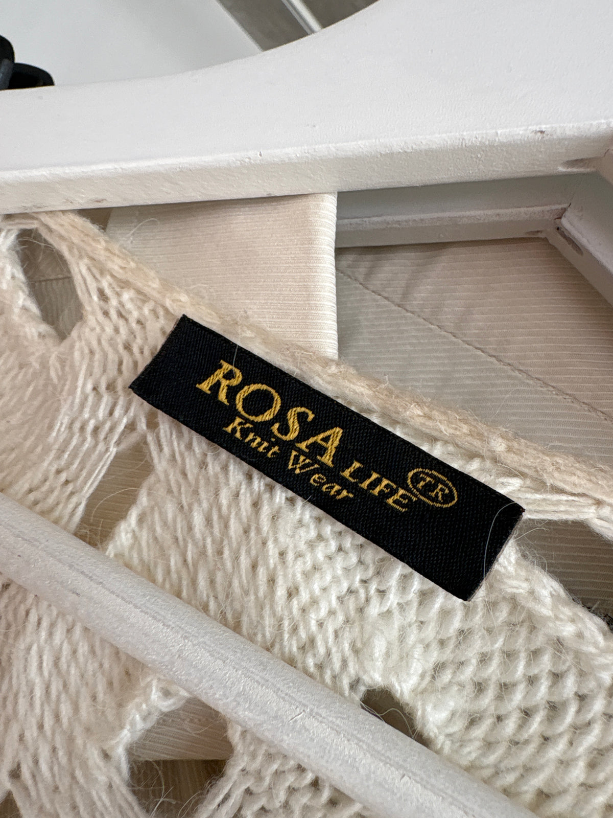 Mantou spectaculos din tricot texturat de lana cu efect degrade
