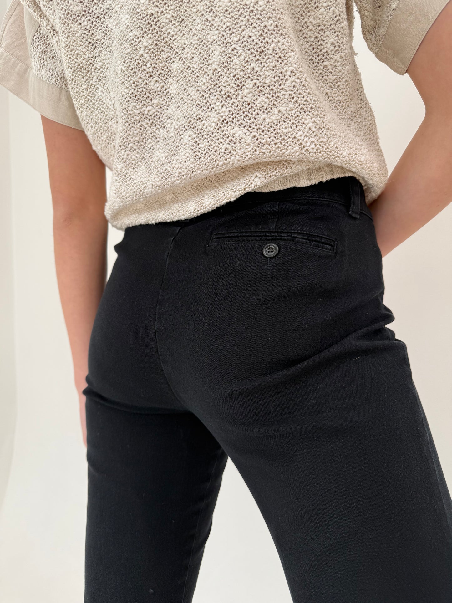 Jeans petite Ralph Lauren ușor modelatori dark wash