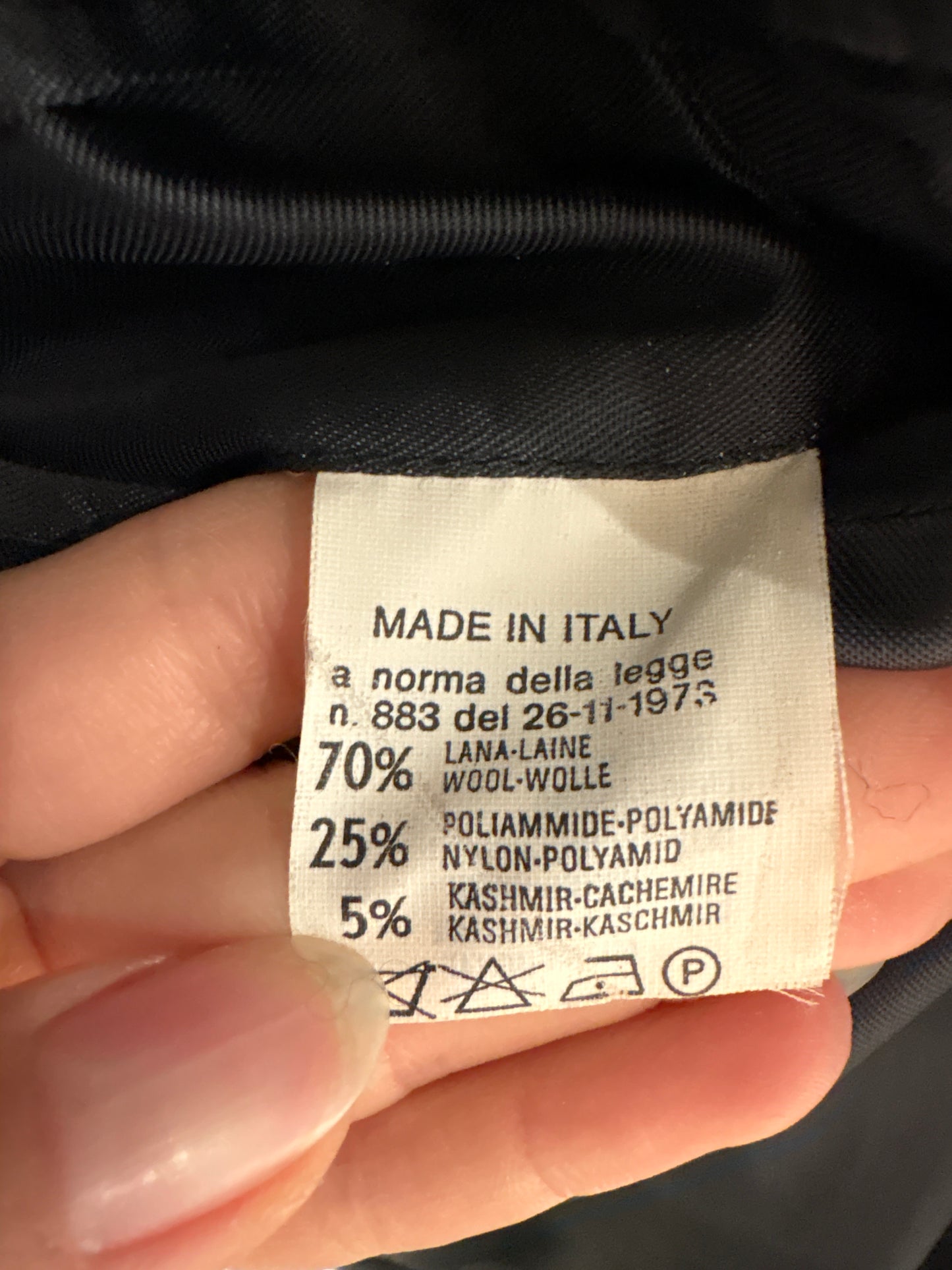 Sacou Yves Saint Laurent din tweed gros extrafin de lana cu cașmir