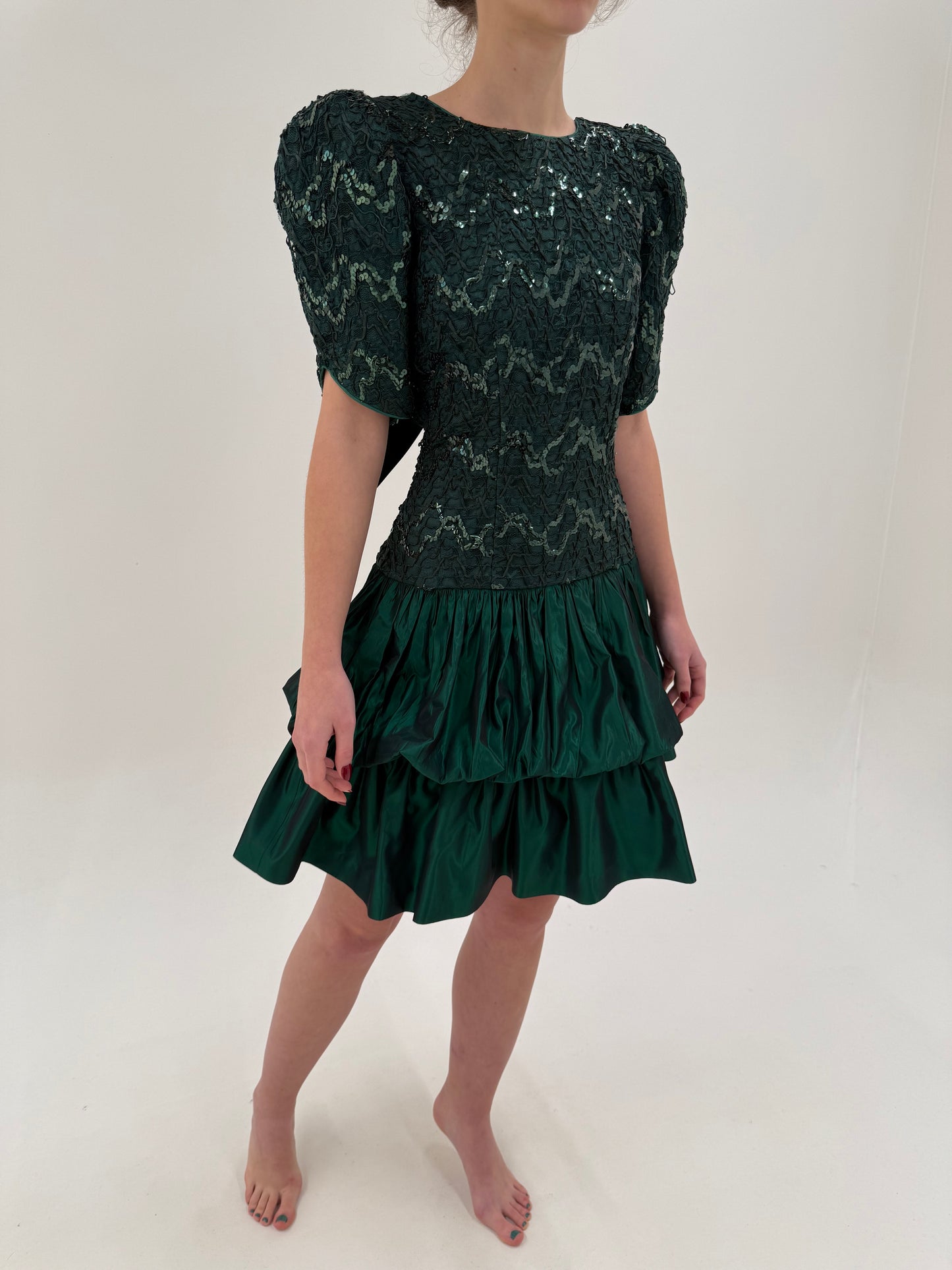 Rochie old vintage spectaculoasă foarte pretioasa sfârșit de ani 80