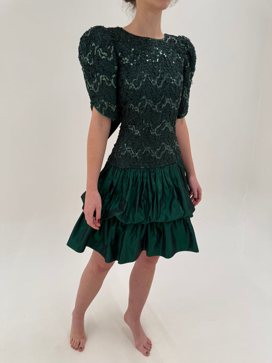 Rochie old vintage spectaculoasă foarte pretioasa sfârșit de ani 80