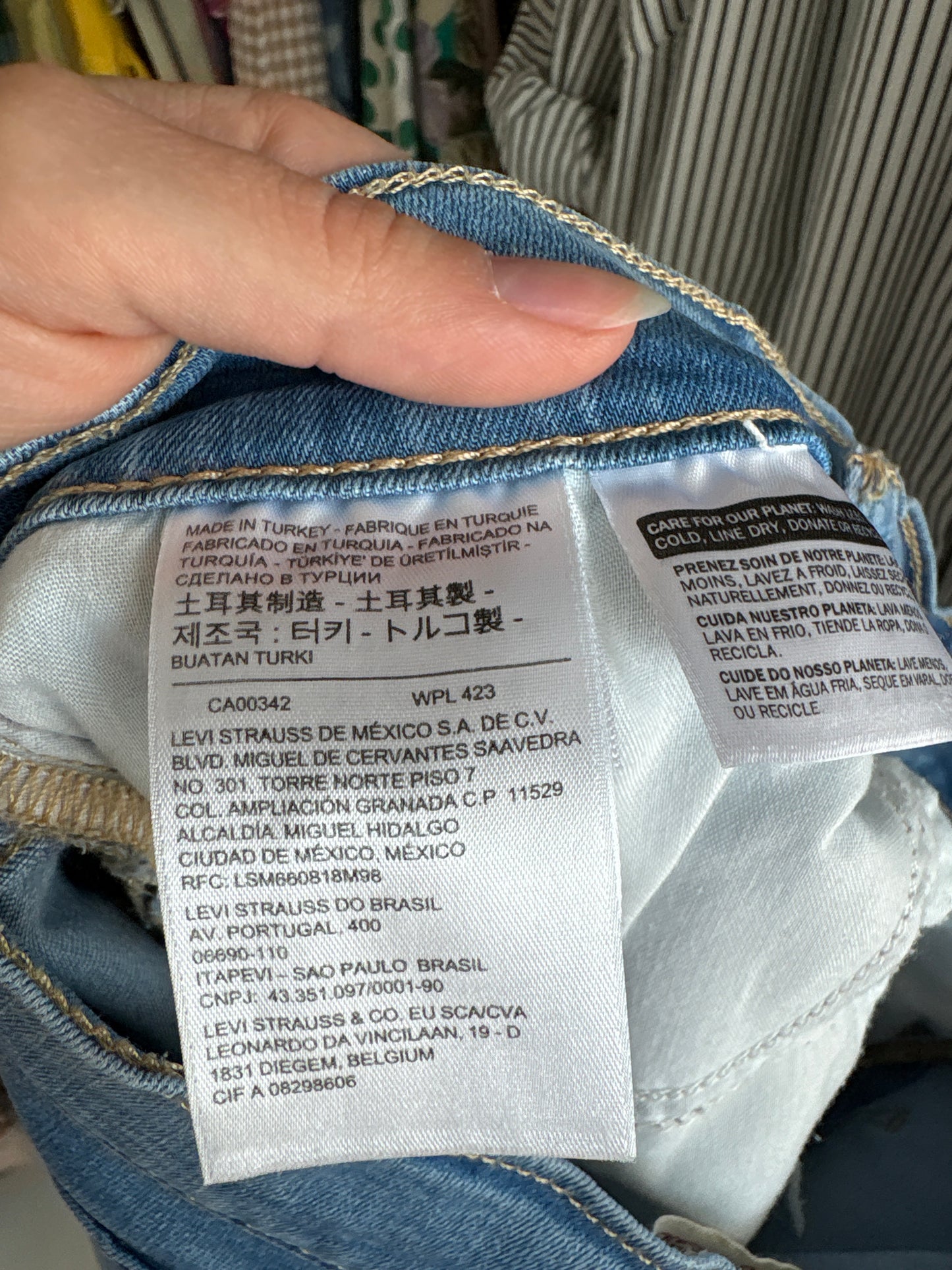 Jeans Levi’s 724 premium high rise ultra tall straight ultra confort classic wash