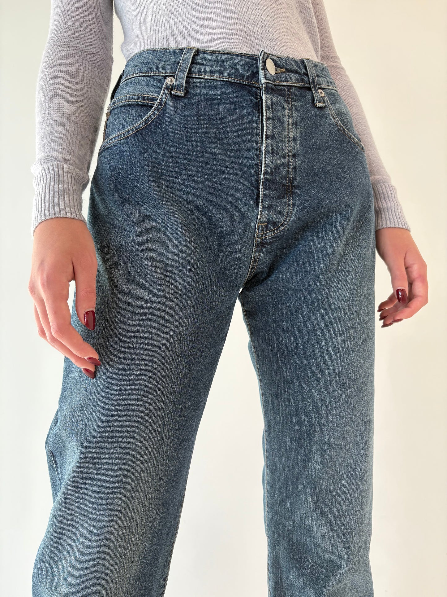 Jeans tall Armani dark wash modelator straight leg