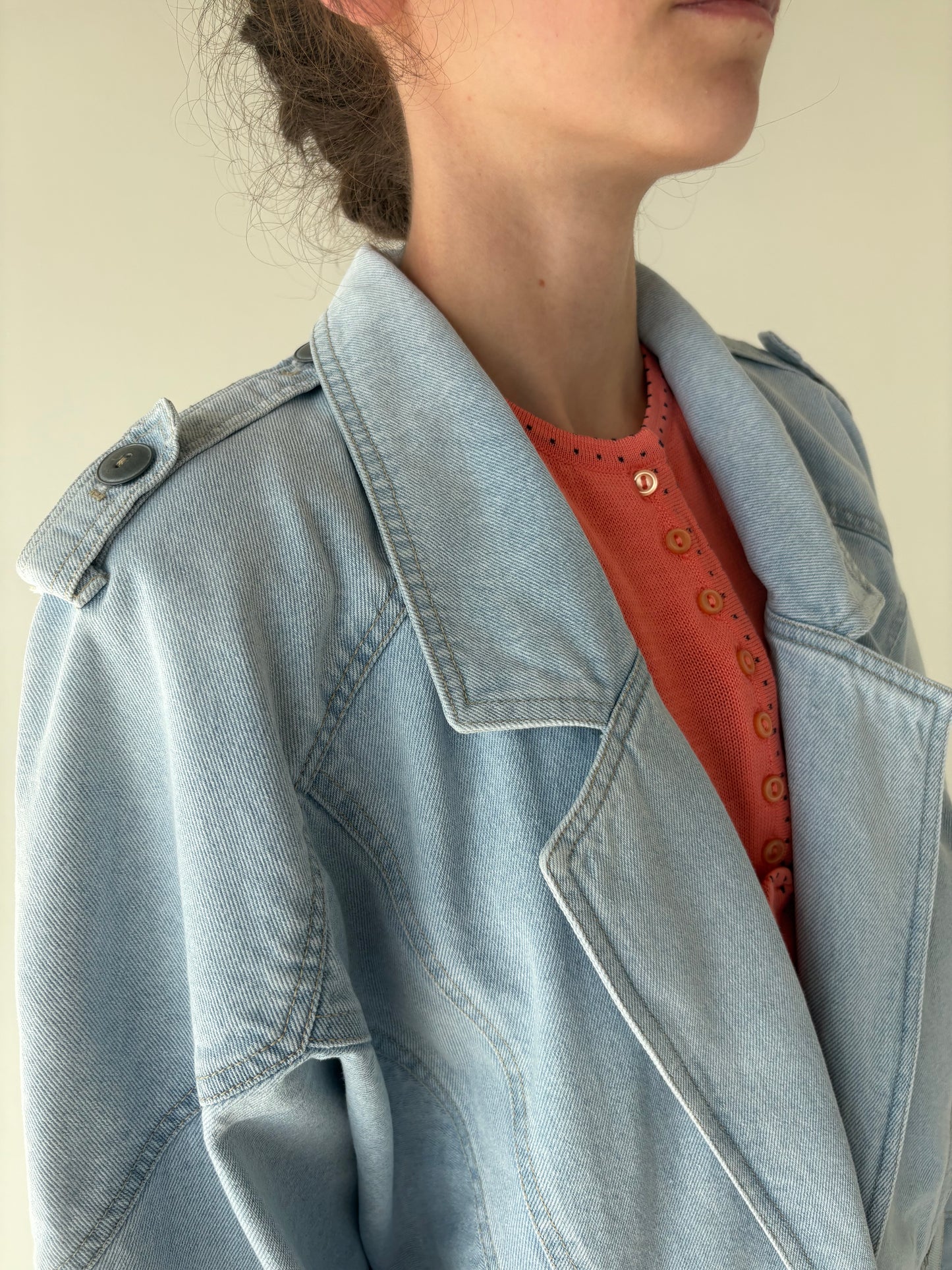 Geacă vintage din jeans premium