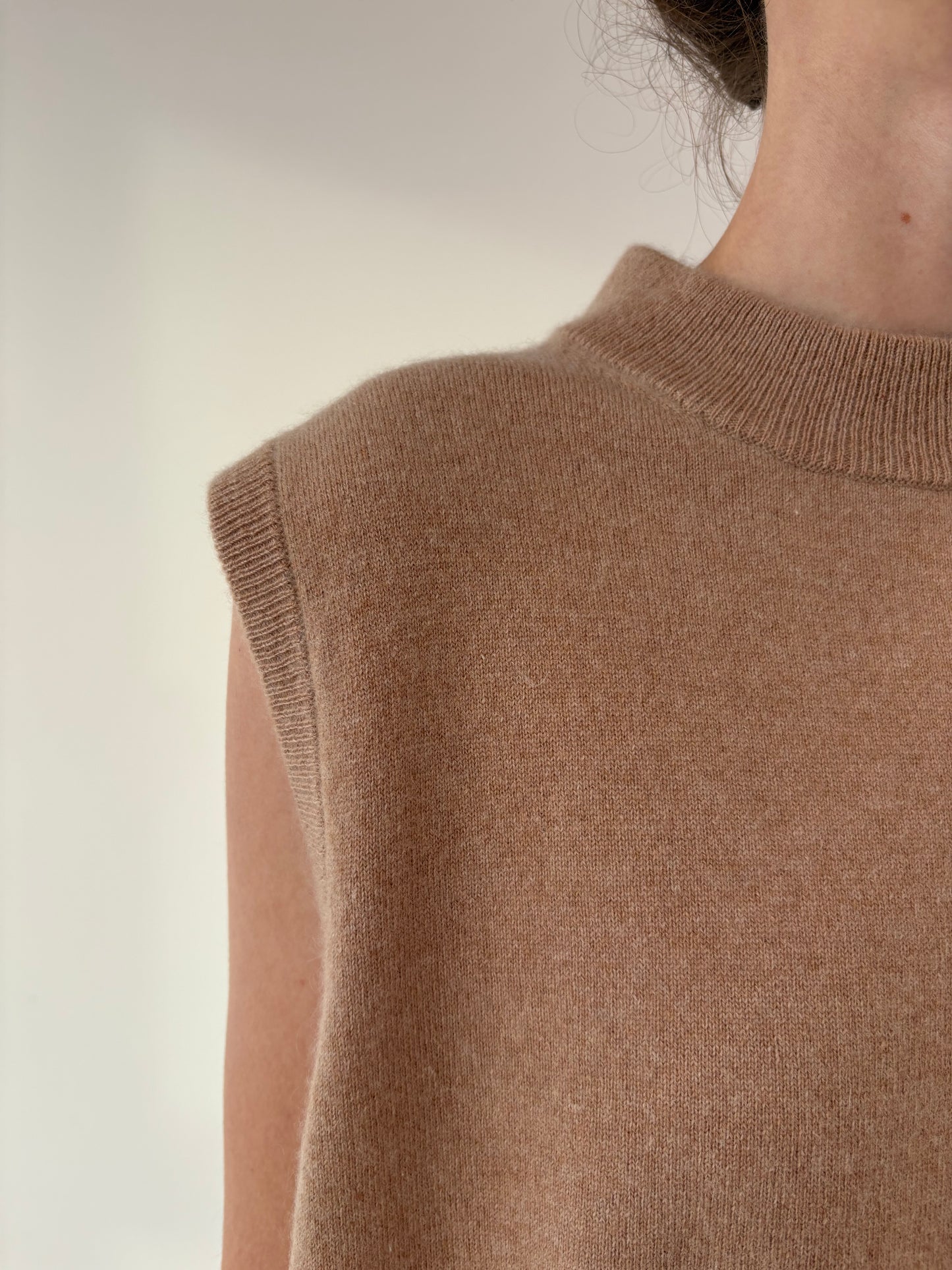 Maleta camel din cașmir multiply