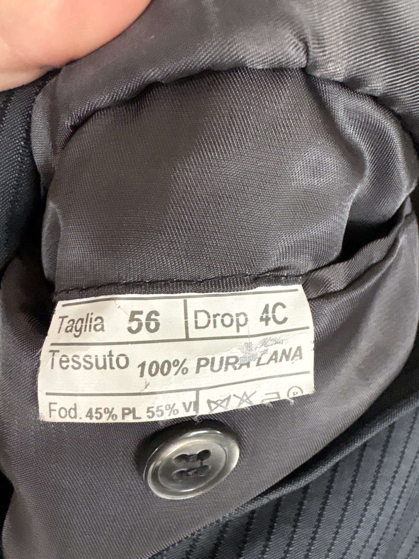 Set sacou și vestă din lana extrafina ușor structurată