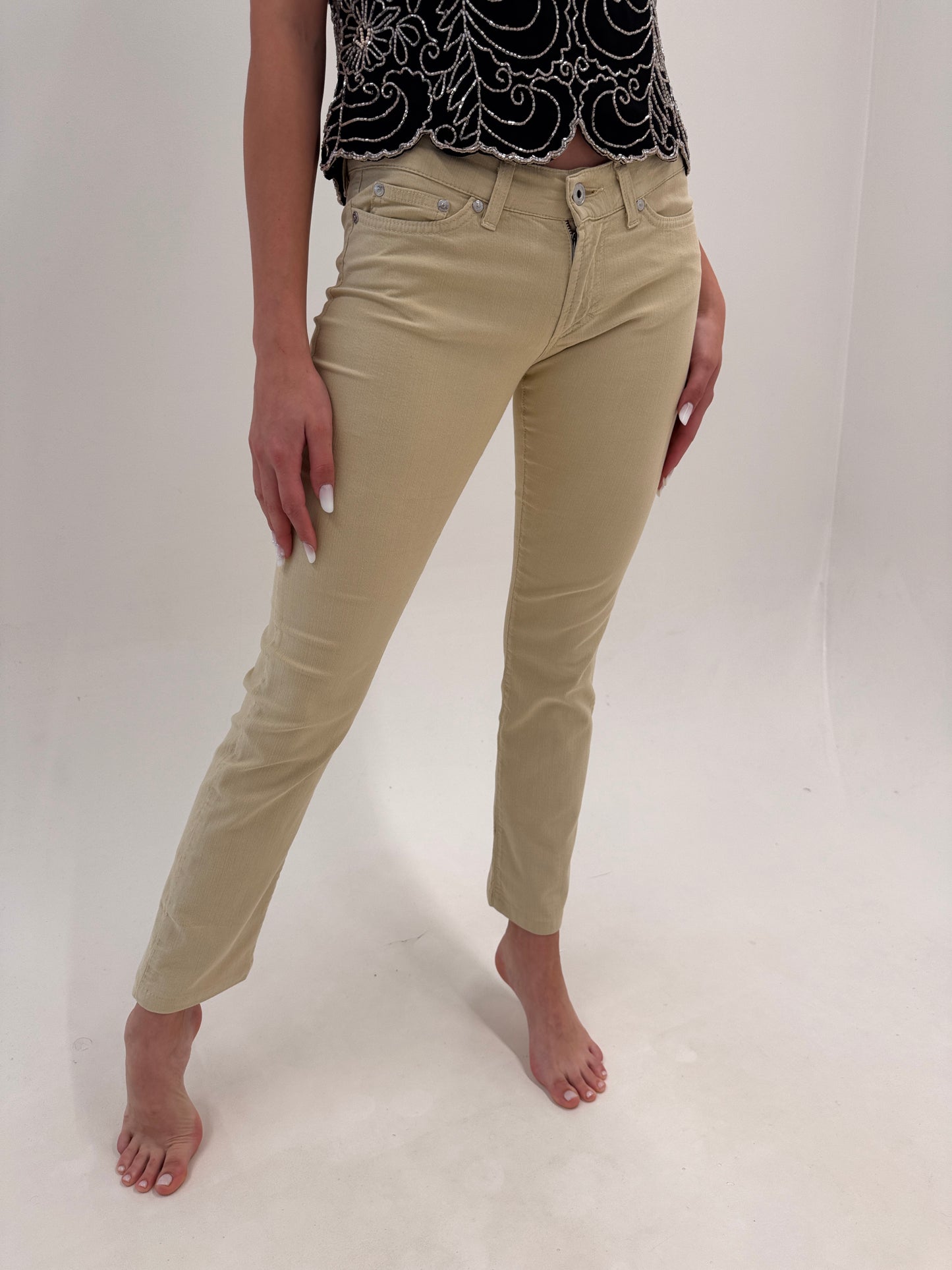 Jeans vintage Versace petite camel de vară ultra confort modelatori