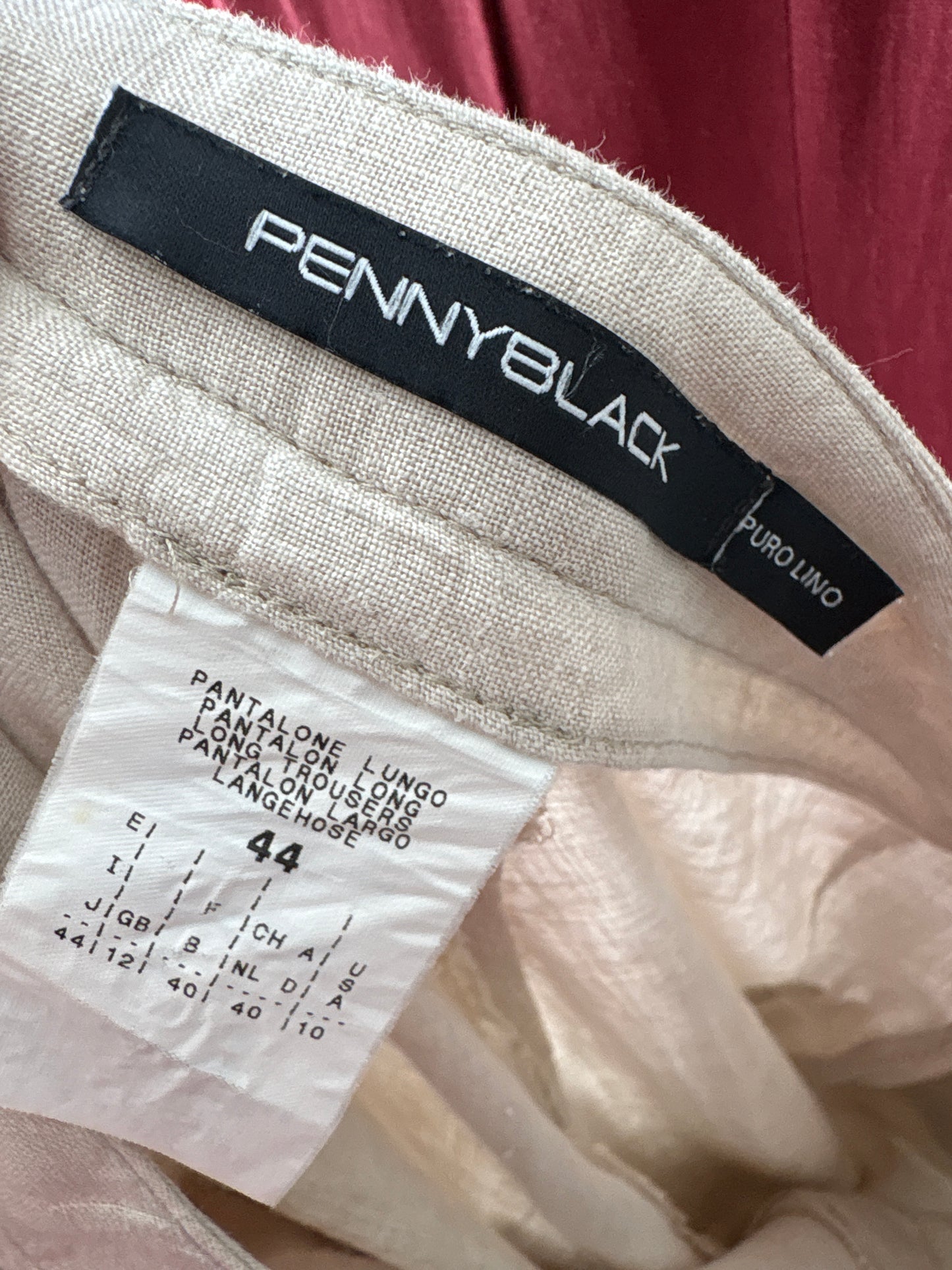 Pantaloni palazzo gama Max Mara sand nude din in premium