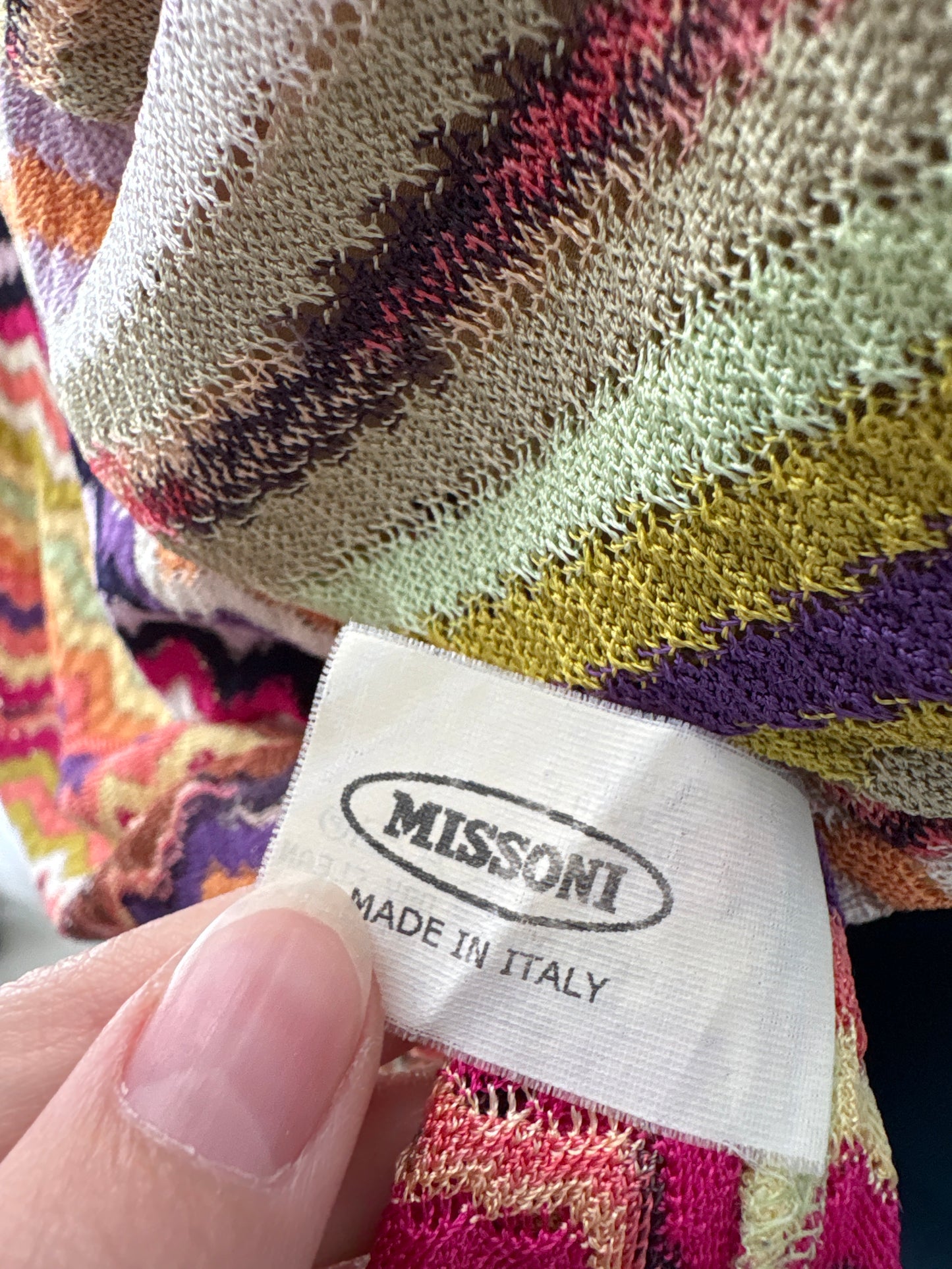 Top Missoni de vară din jerse specific brandului