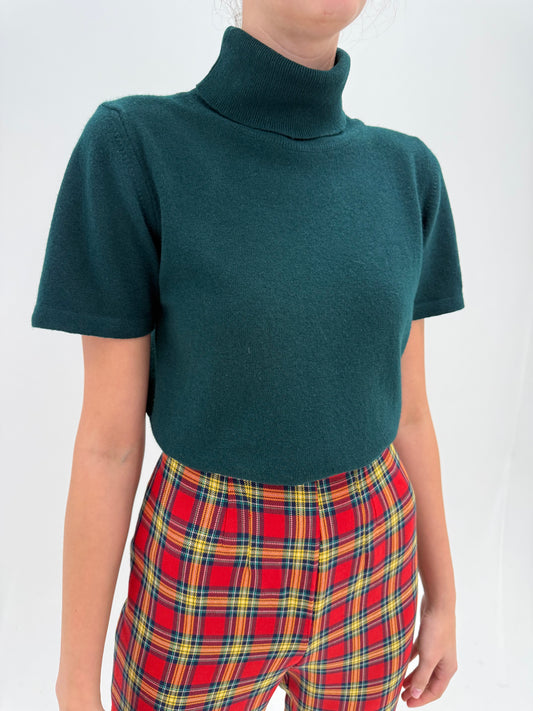 Maleta dark green 80% lana extrafina