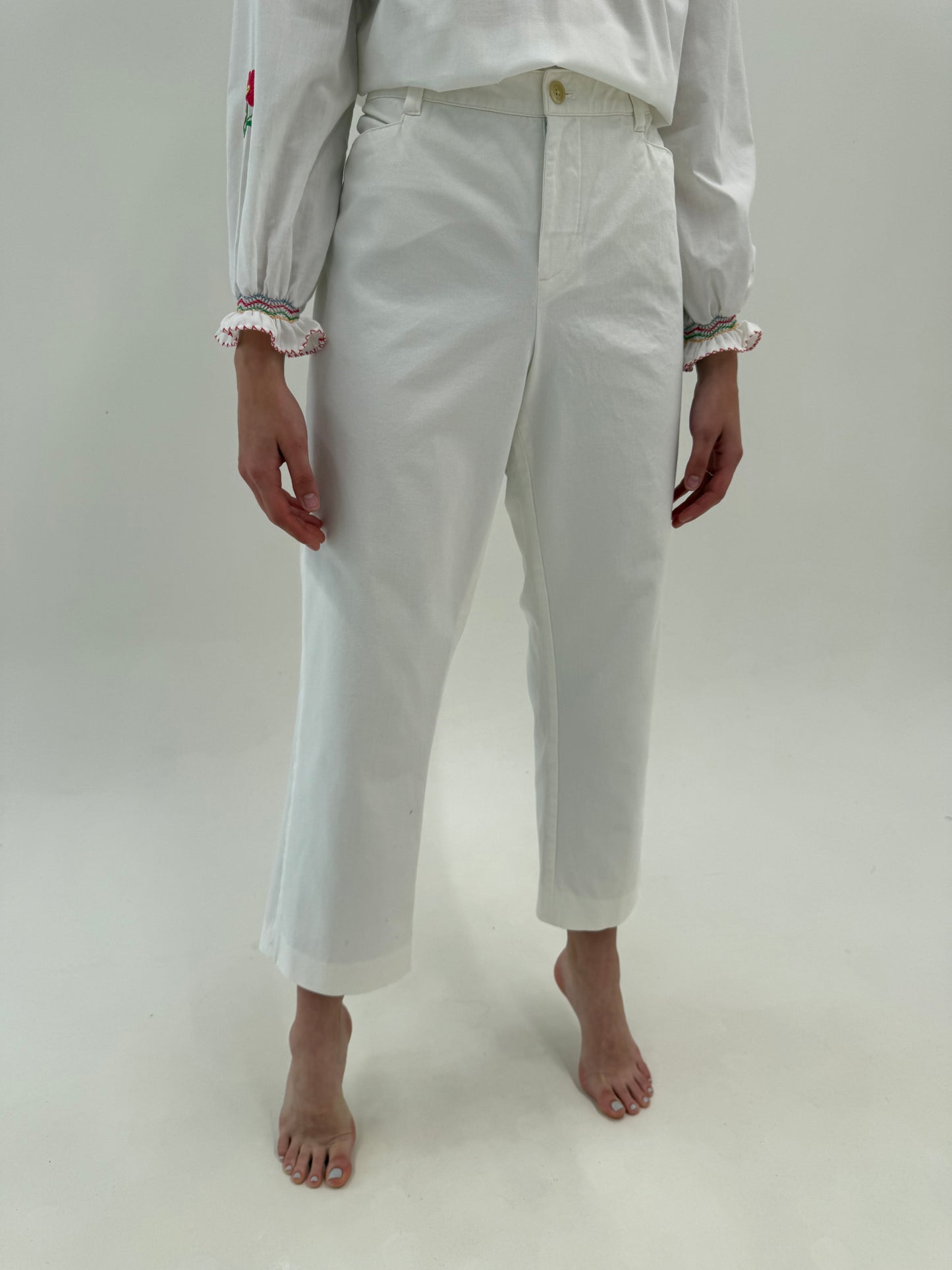Pantaloni ultra confort Ralph Lauren butter white