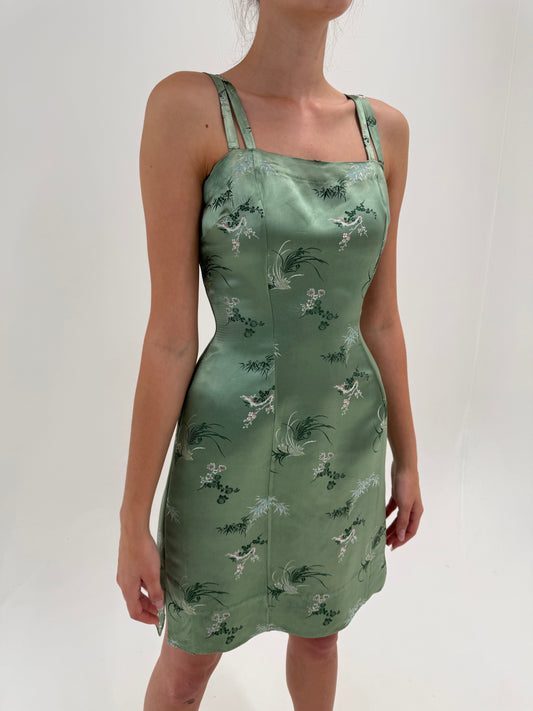 Rochie excepțională din jacquard de mătase naturală