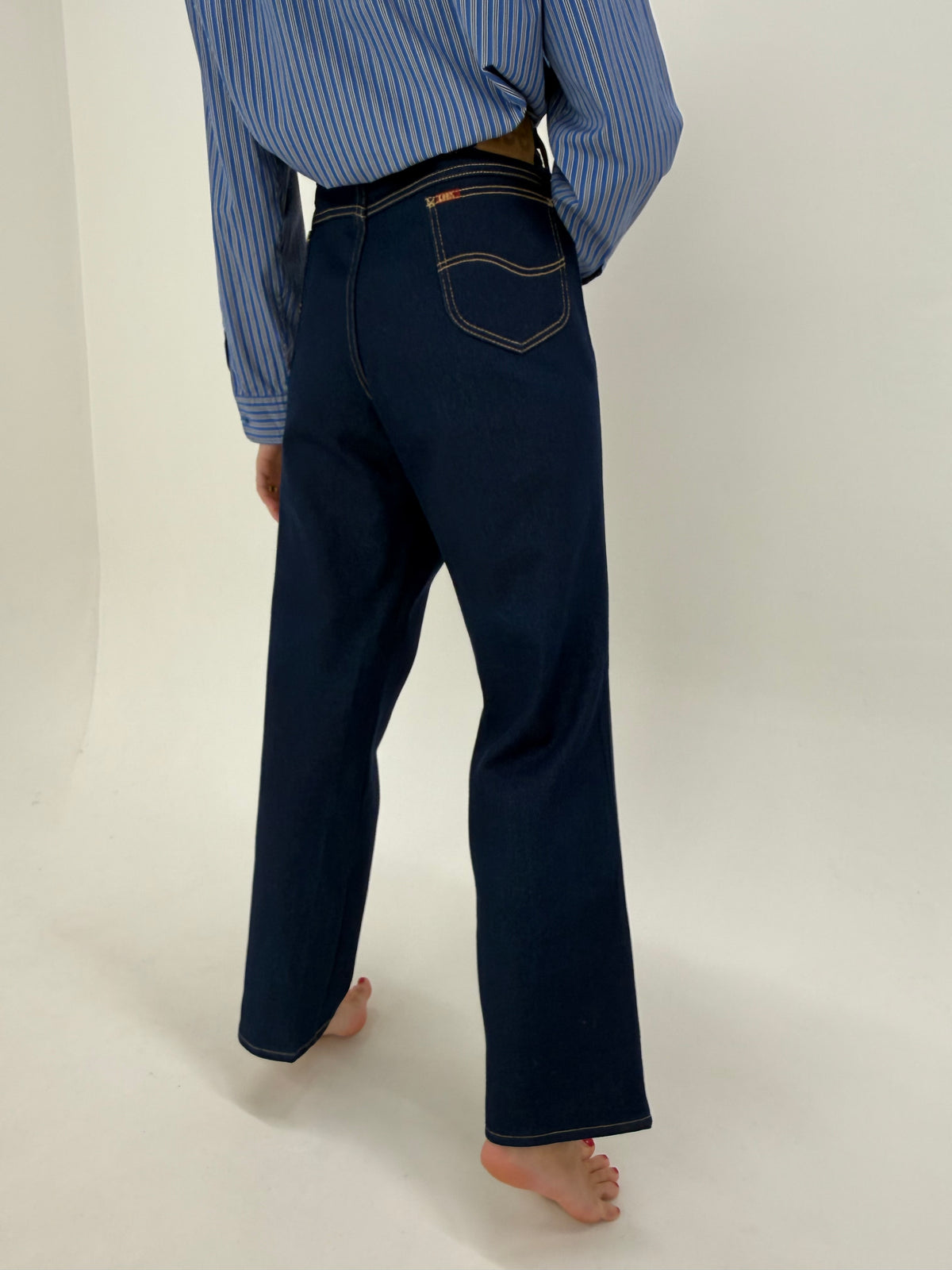 Jeans vintage indigo wash din denim raw old vintage premium modelator gros
