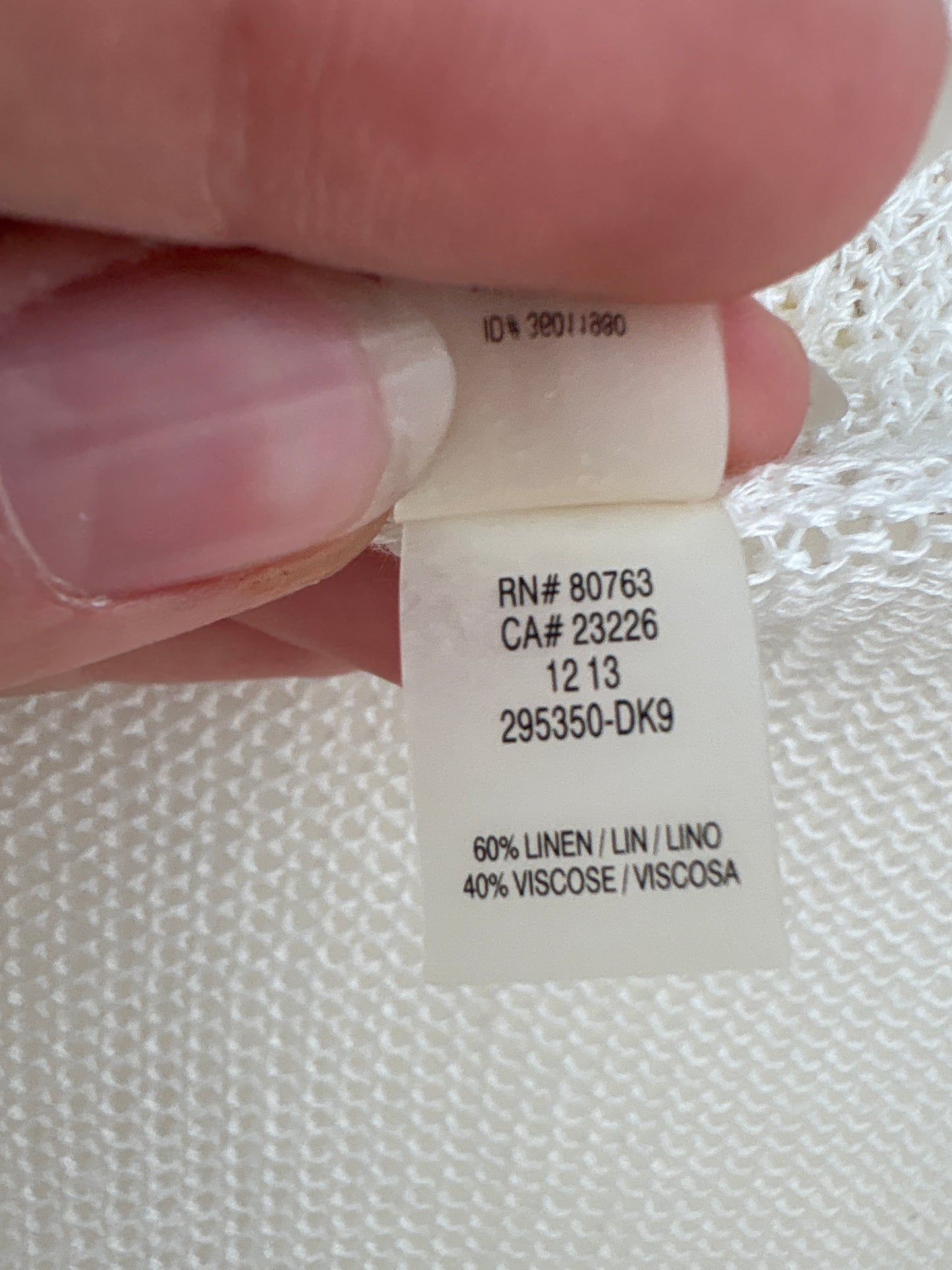 Soft knit luxury Victoria’s secret cu aplicații manuale din in și vascoza