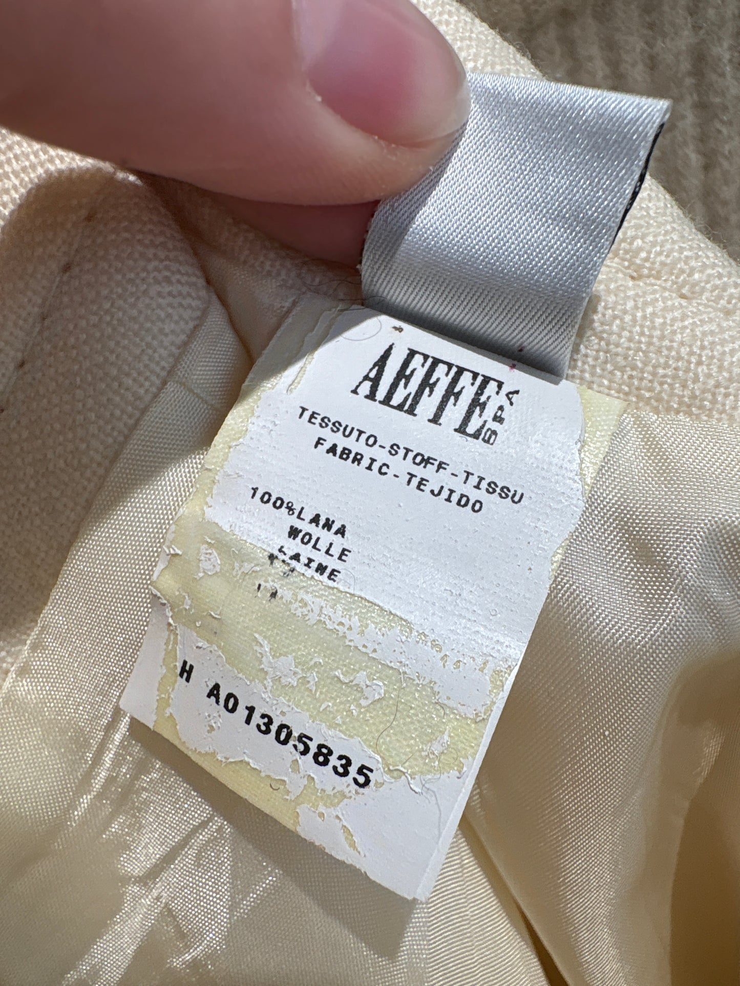 Fustă luxury Moschino din worsted wool cu tinuta și talie ultra înaltă cu pliseuri