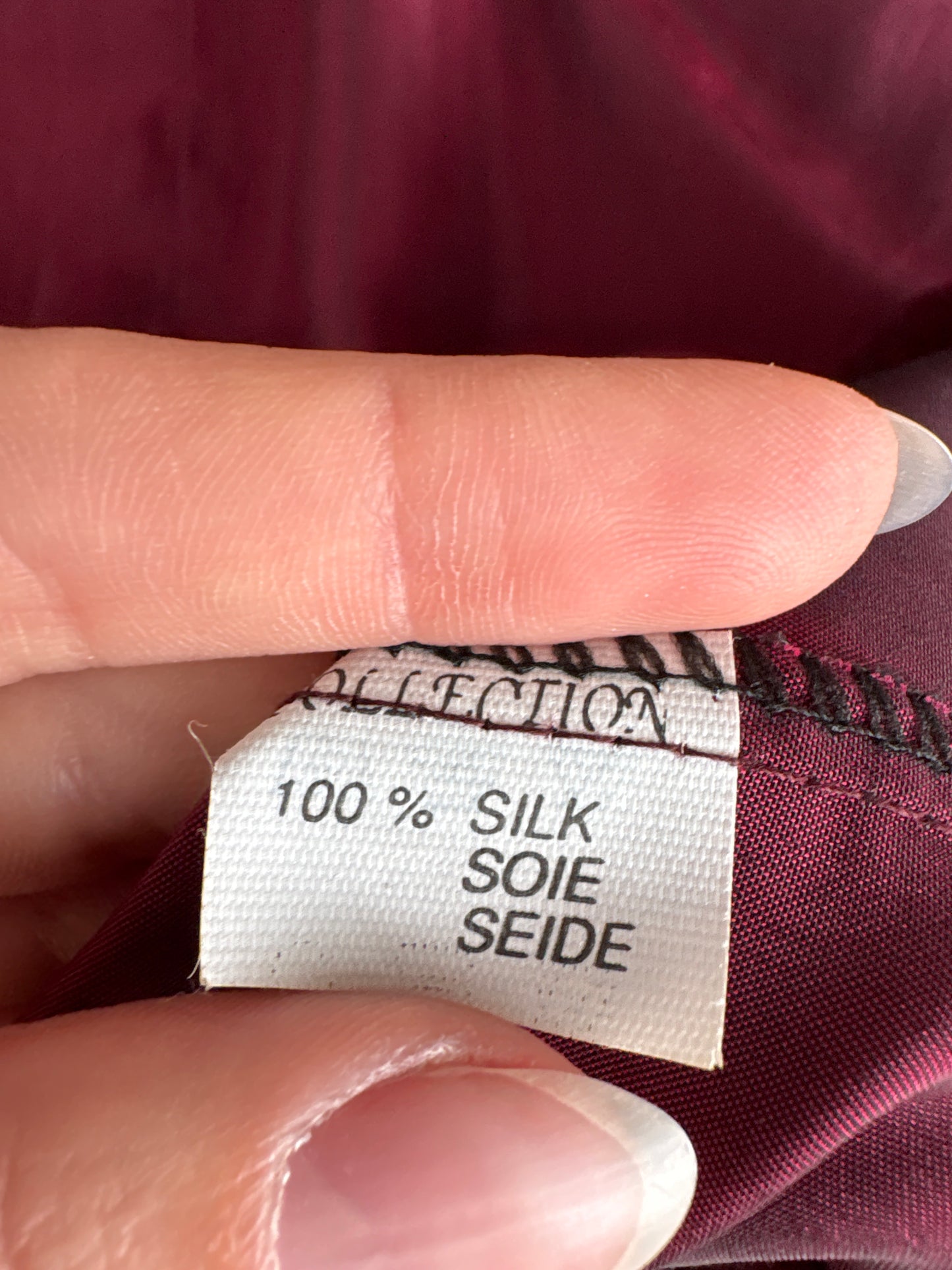 Cămașa Hugo Boss din tafta fină perlata de mătase naturală