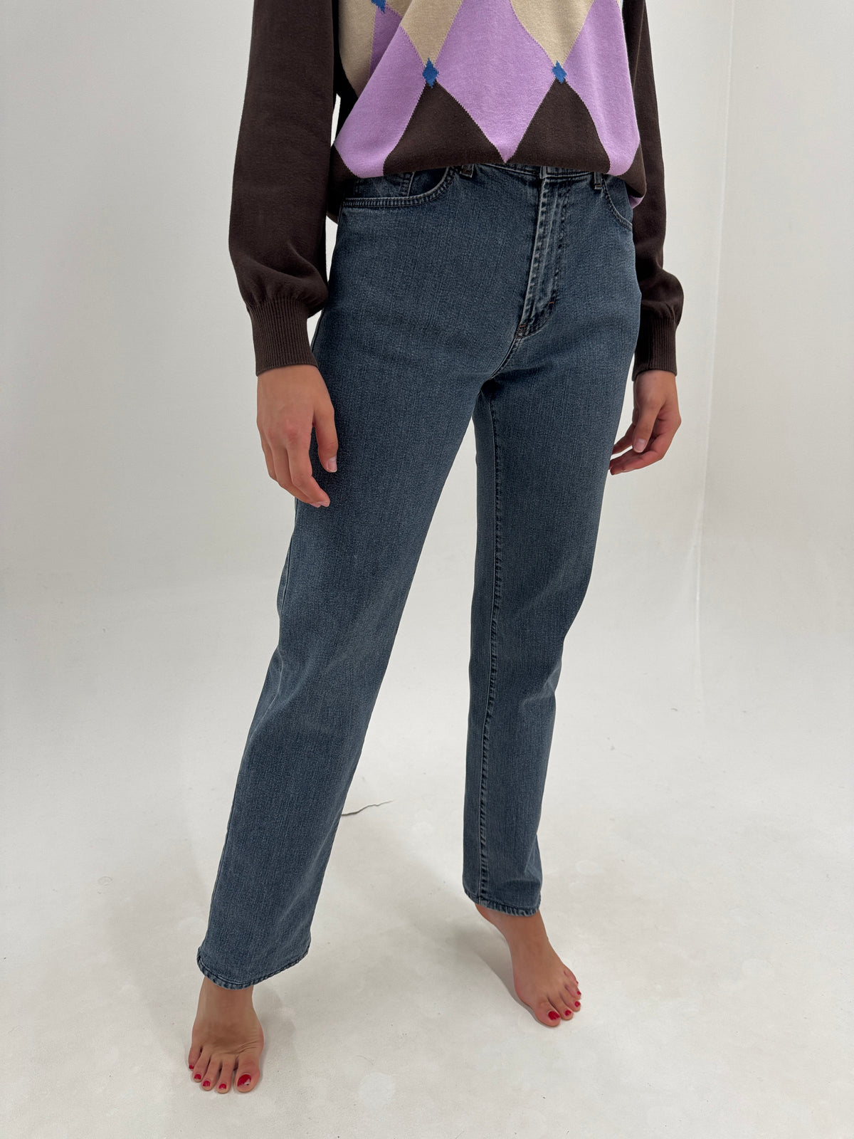 Jeans tall Trussardi ultra confort modelatori classic wash straight leg