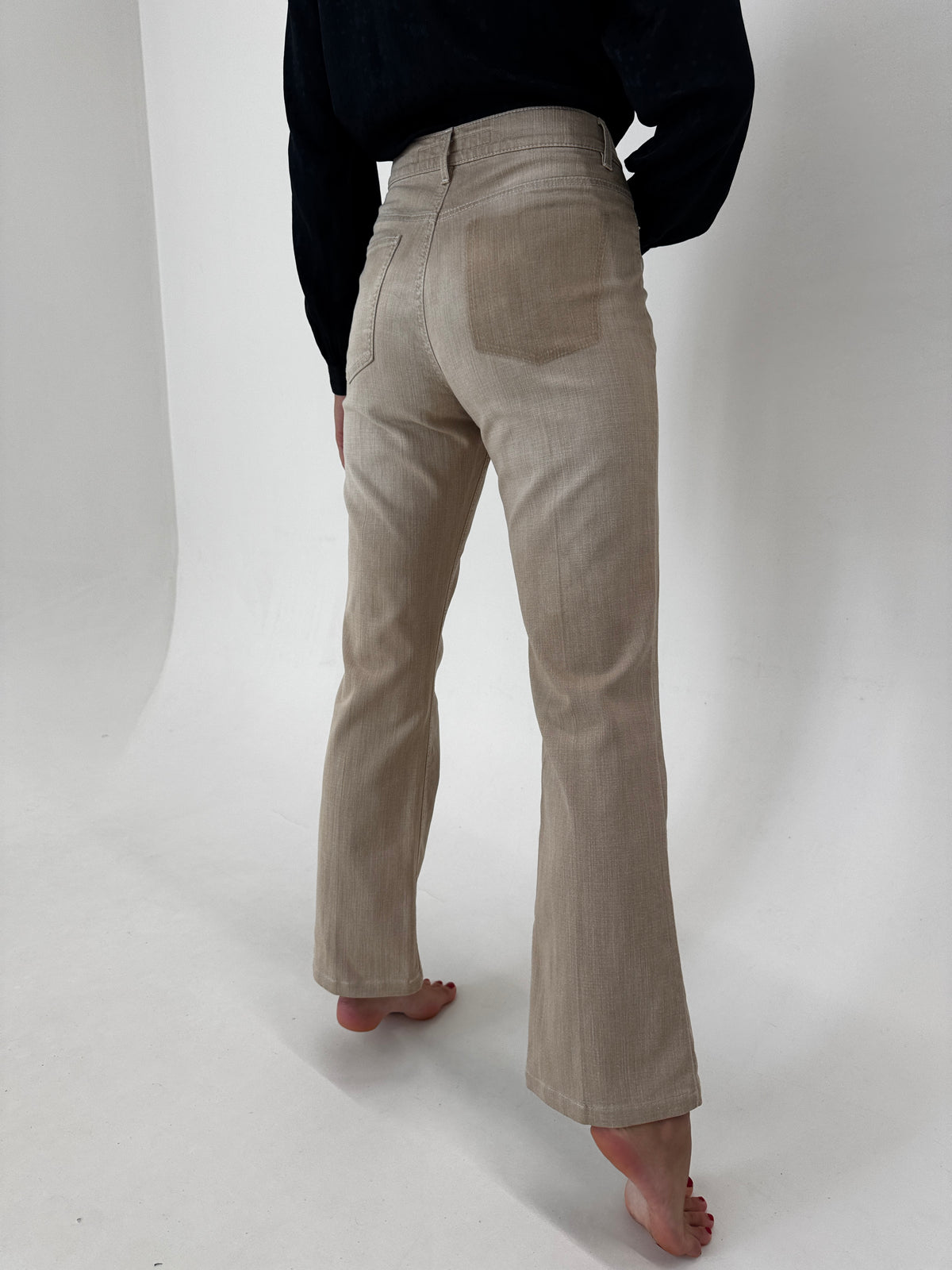 Jeans Escada bootcut camel ultra confort plini modelatori