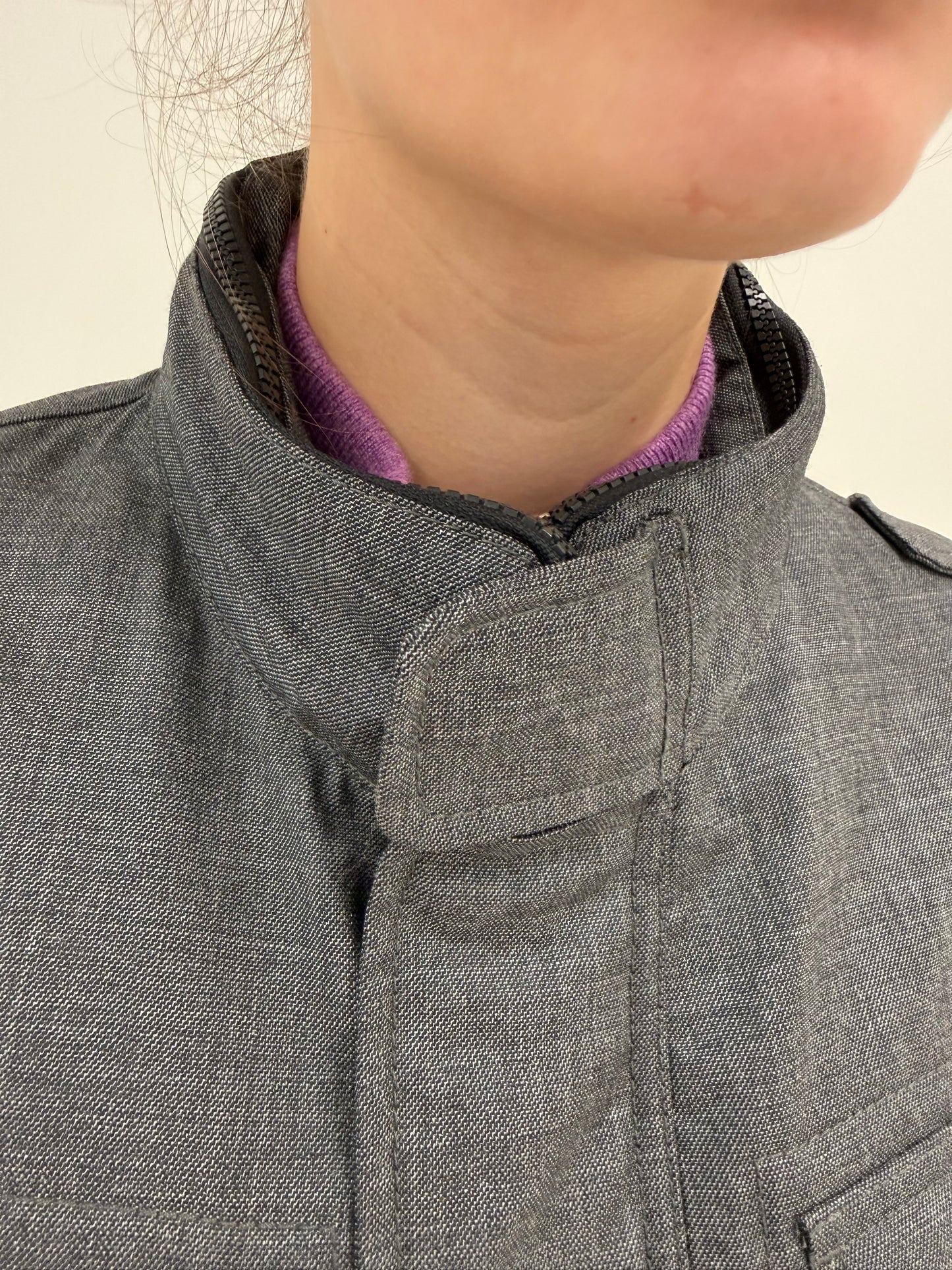 Geacă Armani de primăvară din lana extrafina impermeabila