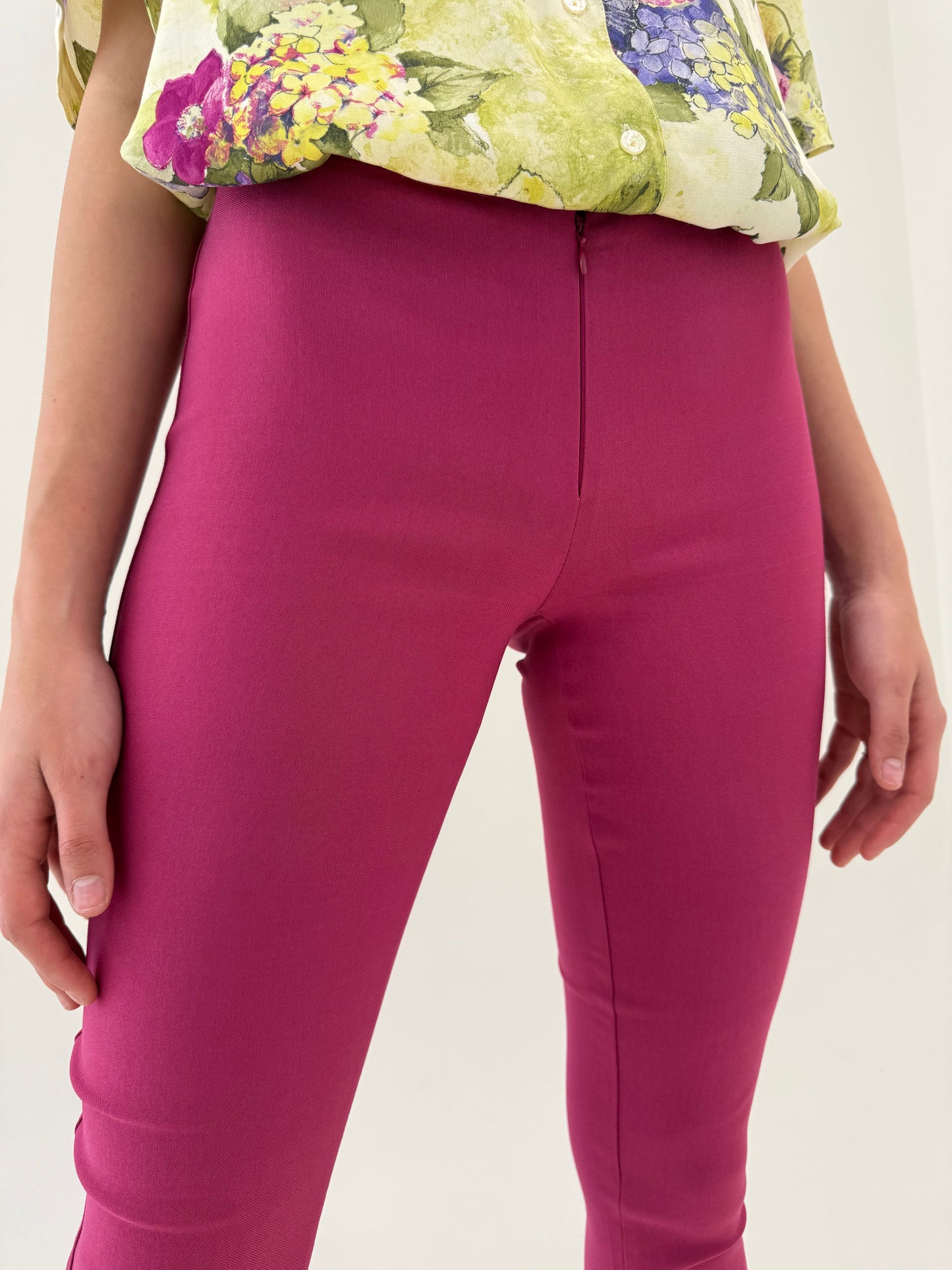 Jeans de vară raspberry red modelatori ultra confort