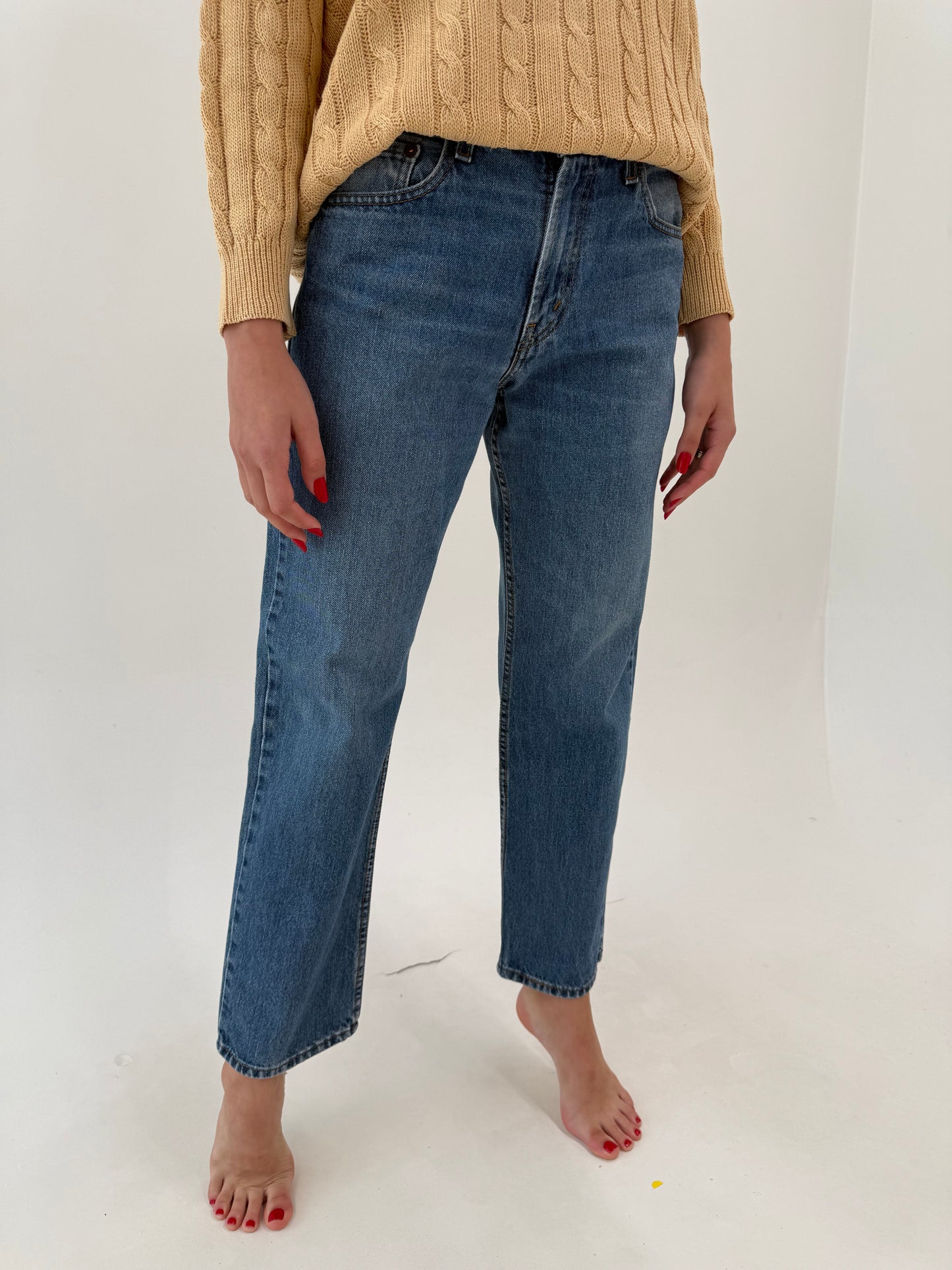 Jeans Levi’s 505 regular for straight leg classic wash