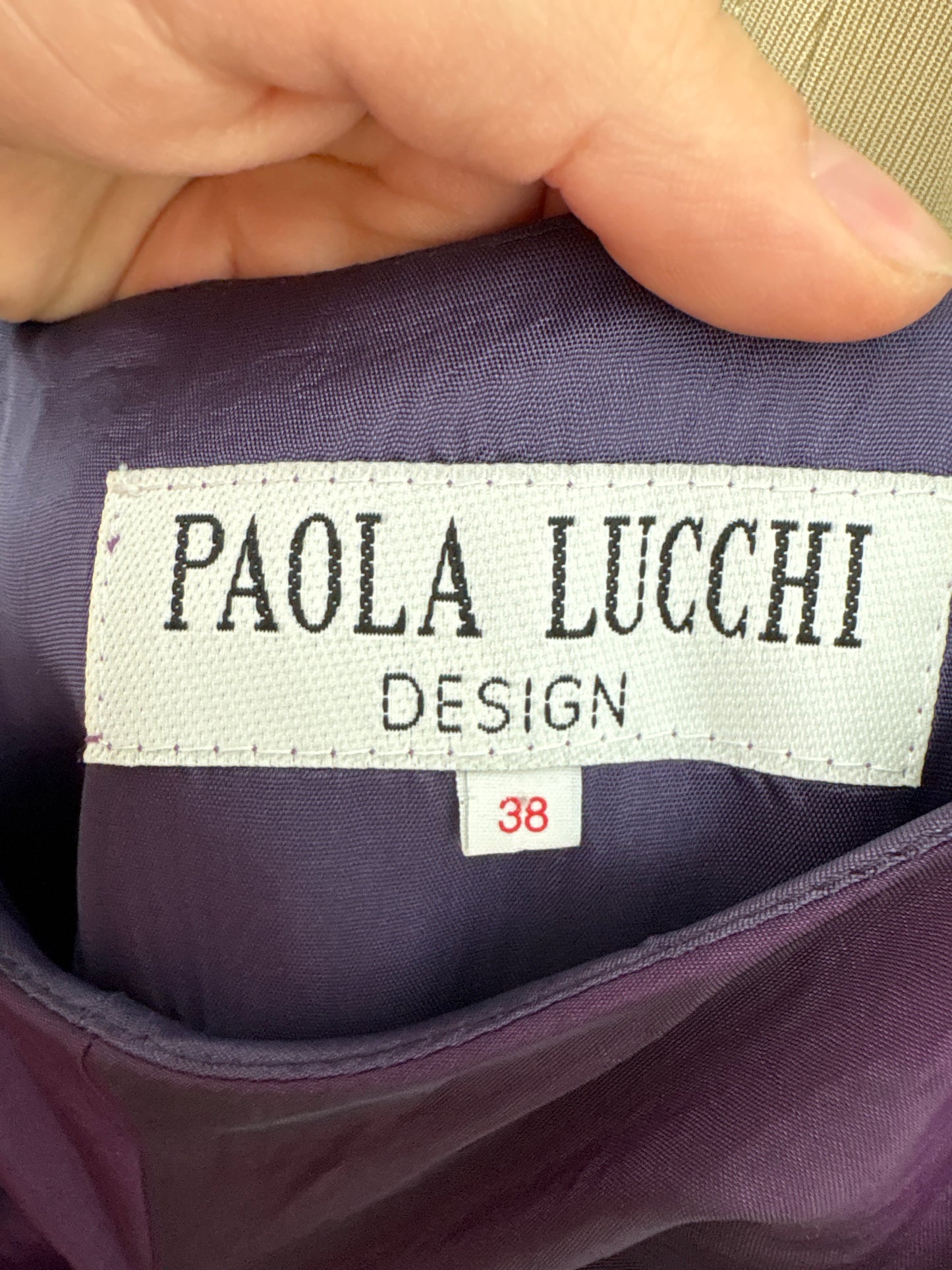 Rochie aubergine cu corsaj de designer din tafta naturală perlata ușor