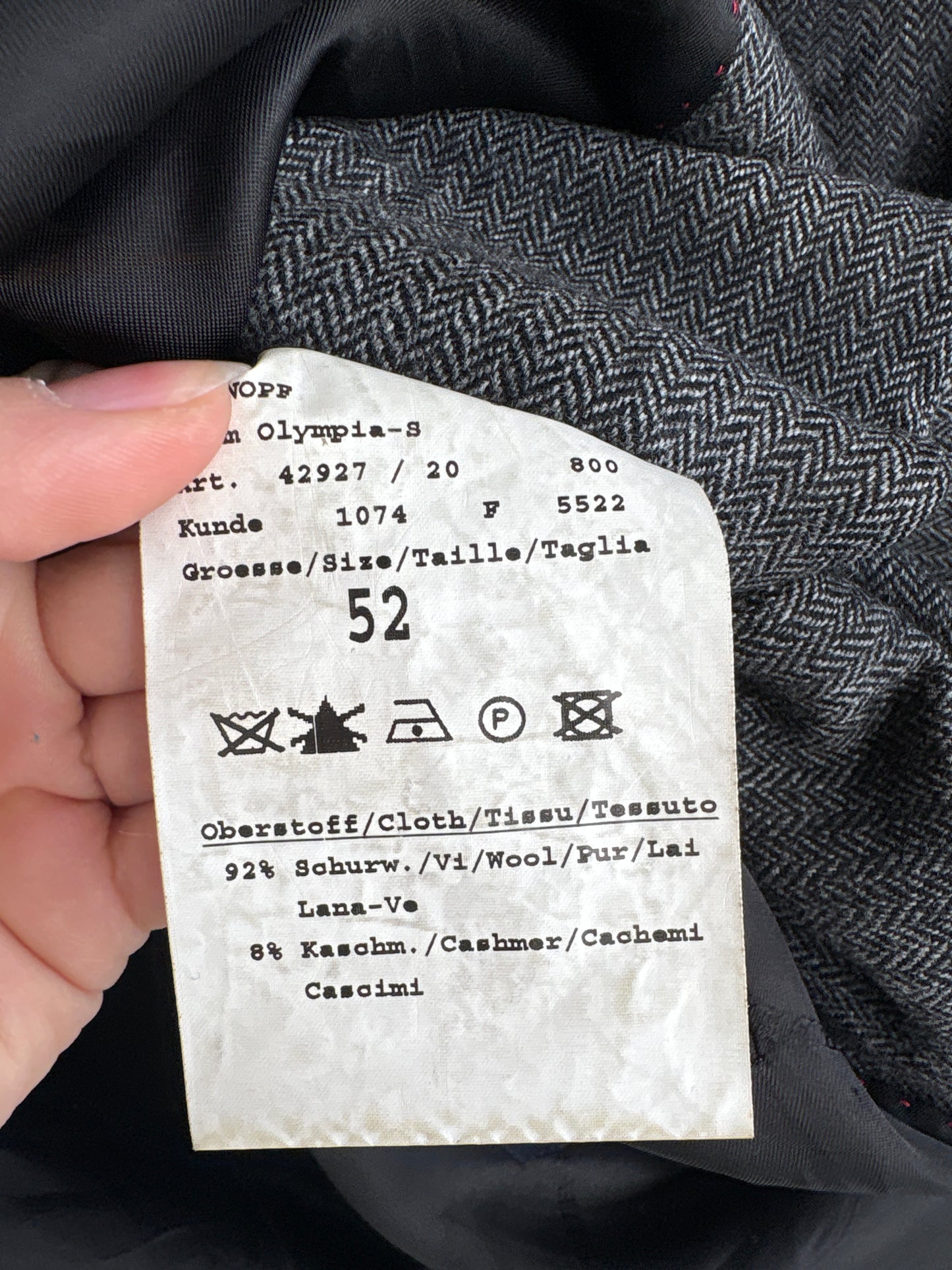 Sacou Burberry din stofă de extrafina si cașmir melanj in croi actual