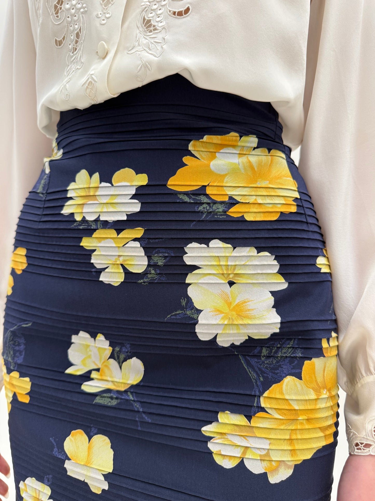 Set Max Mara din mătase naturală cu print floral de la business la seara