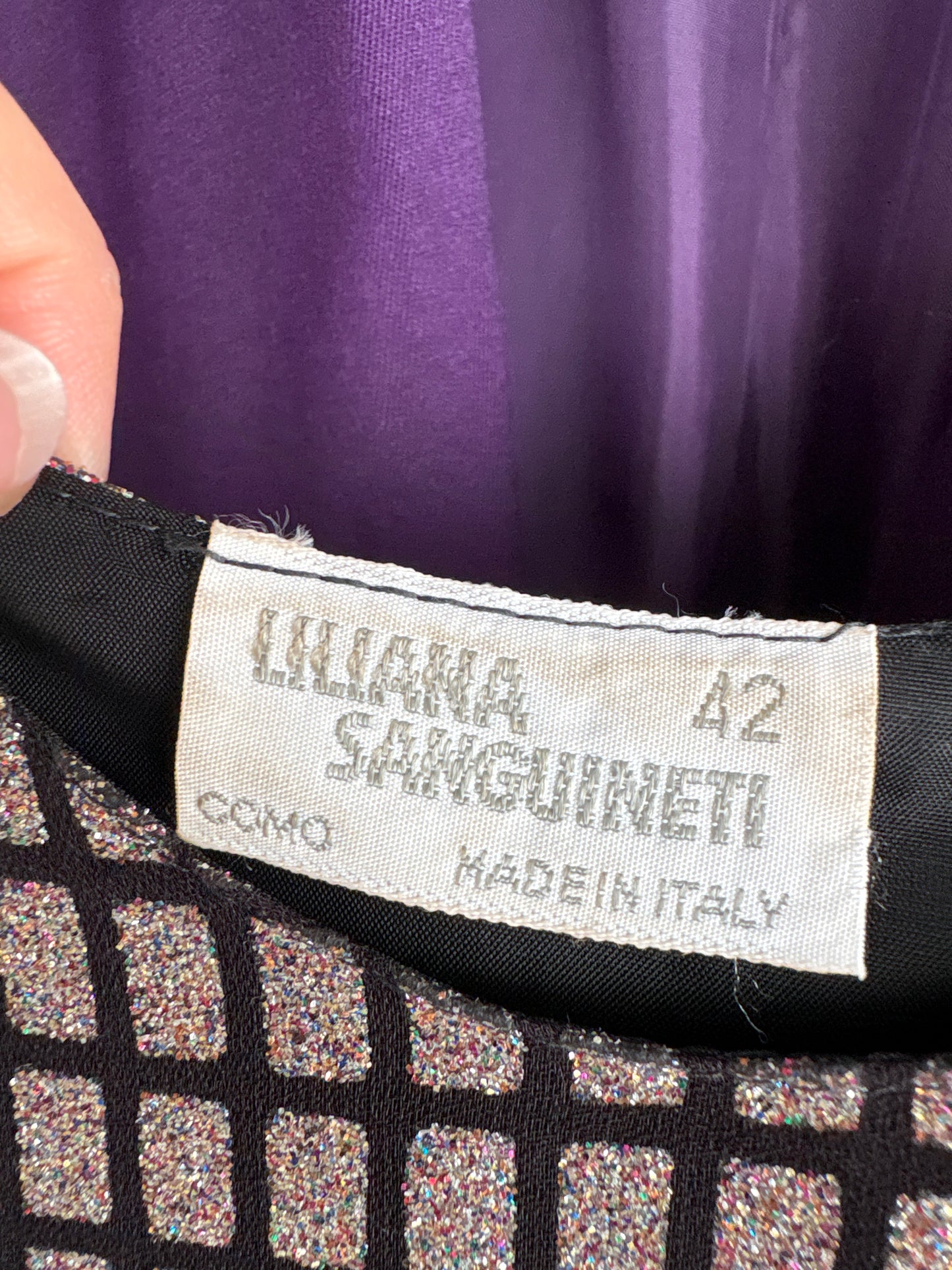 Rochie italiană de designer din material prețios in croi ultra chic atemporal