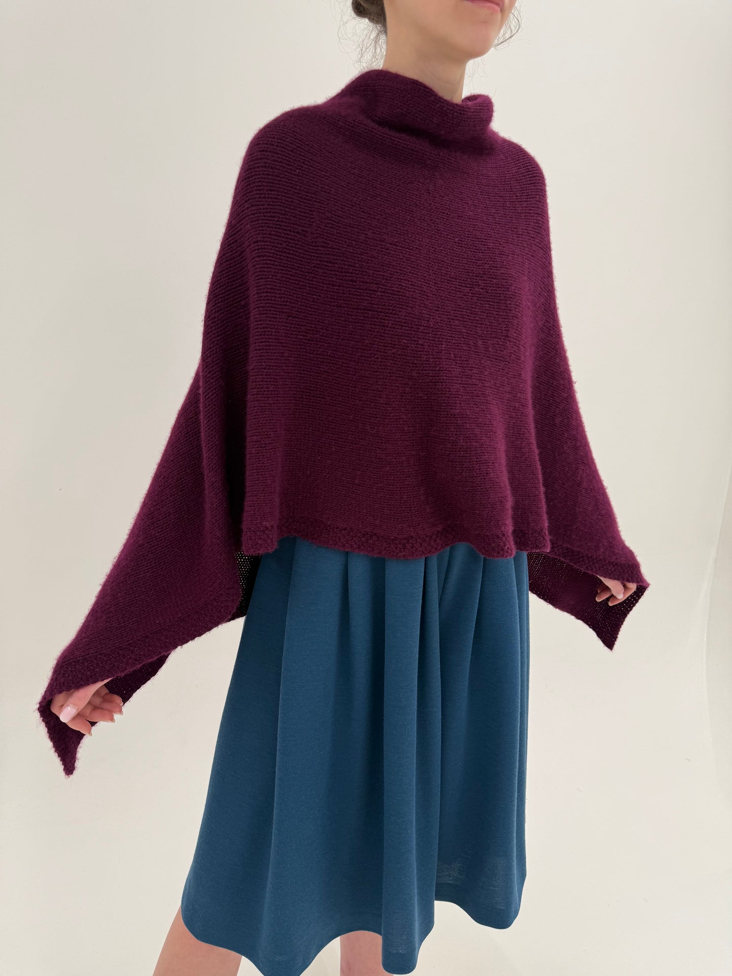 Capa din cașmir multiply blackberry purple