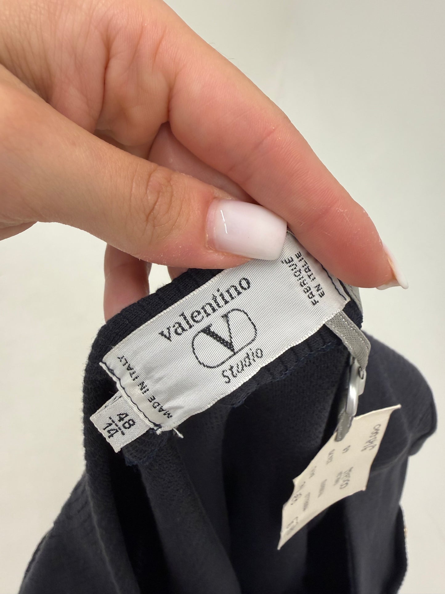 Sacou Valentino vintage de vară nou cu eticheta new old stock cu nasturi aurii