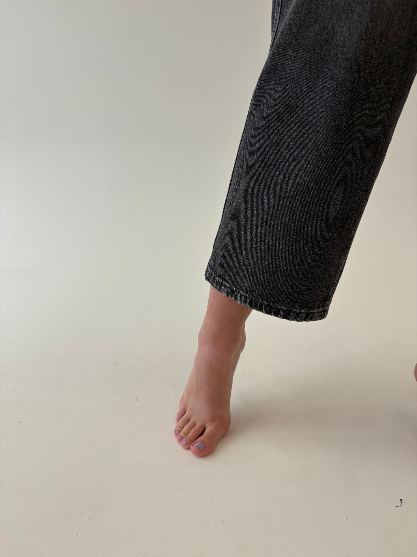 Jeans premium cu talie înaltă straight leg