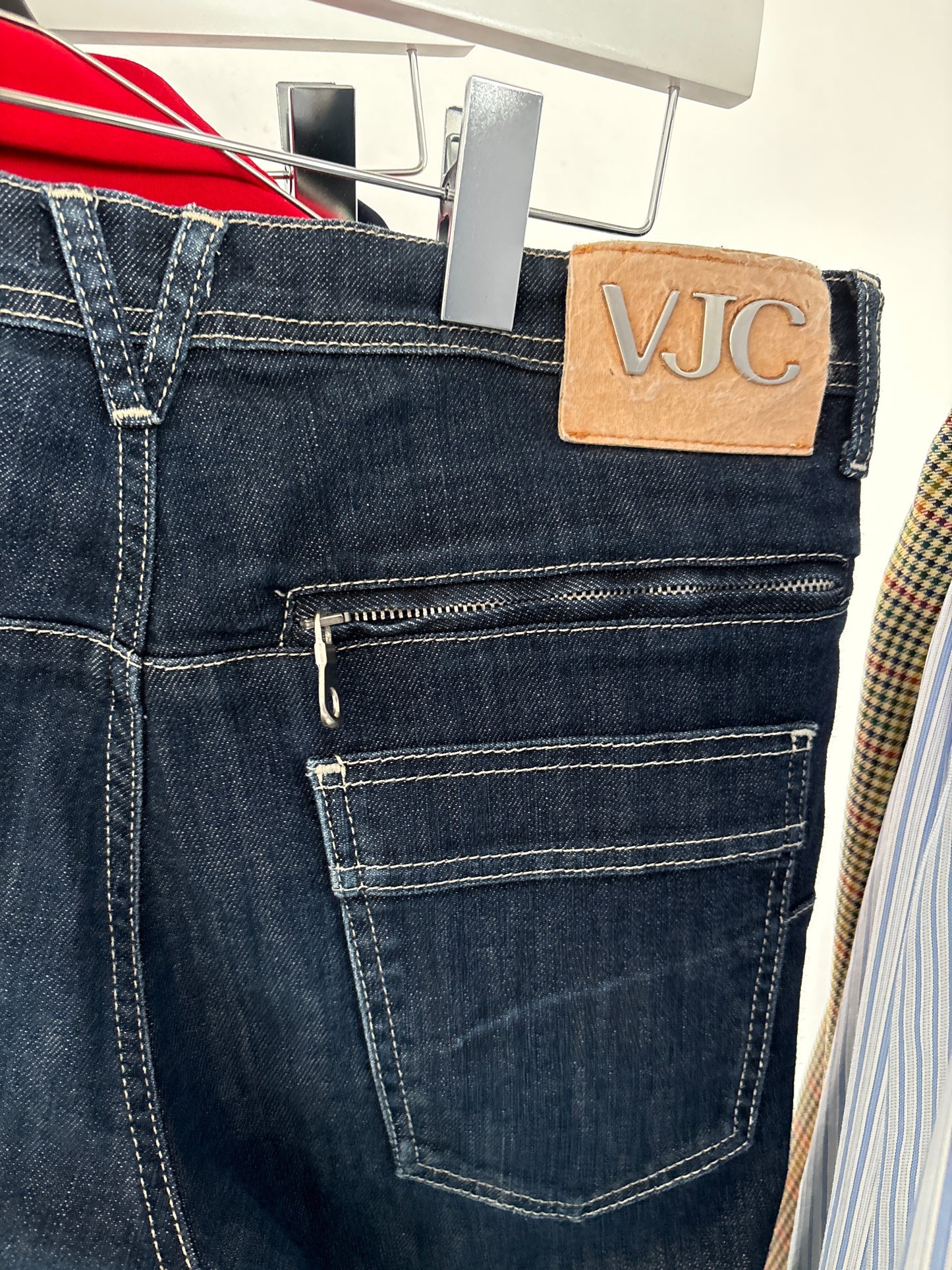 Jeans tall Versace dark wash ultra confort modelatori straight leg