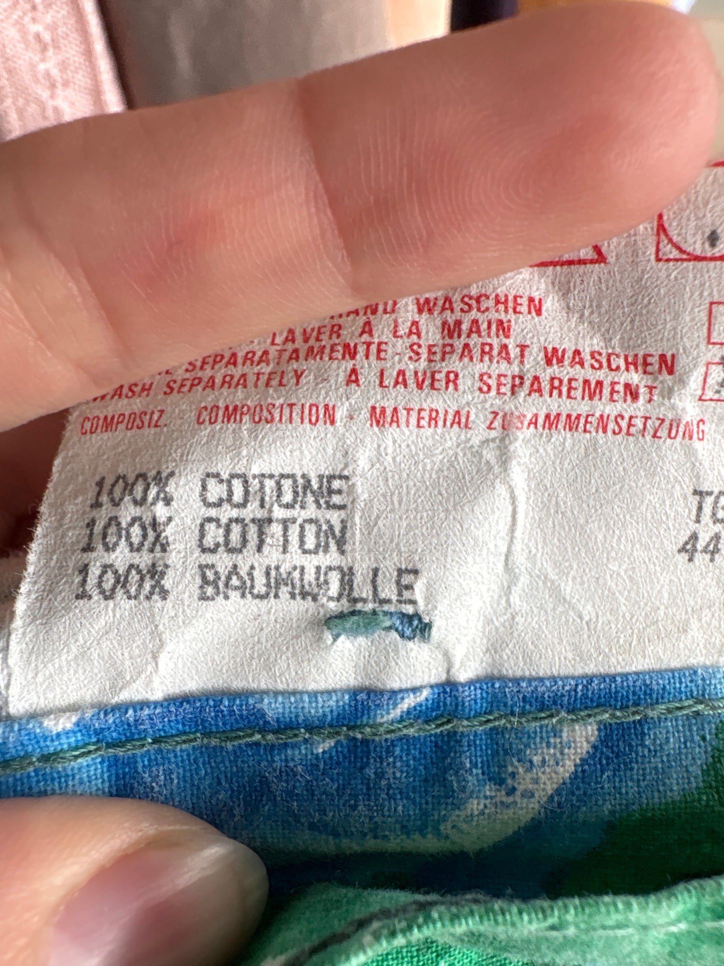 Pantaloni vintage petite cu talie ultra înaltă din pânză de bumbac