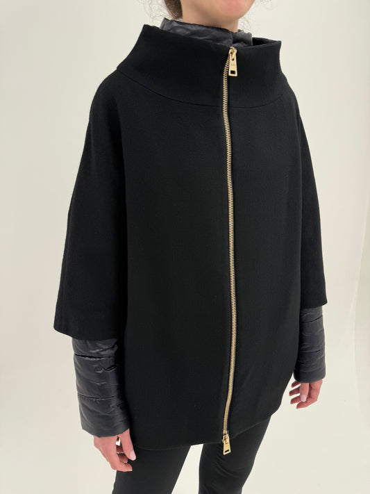 Palton luxury HERNO cu influențe casual moderne din lana extrafina