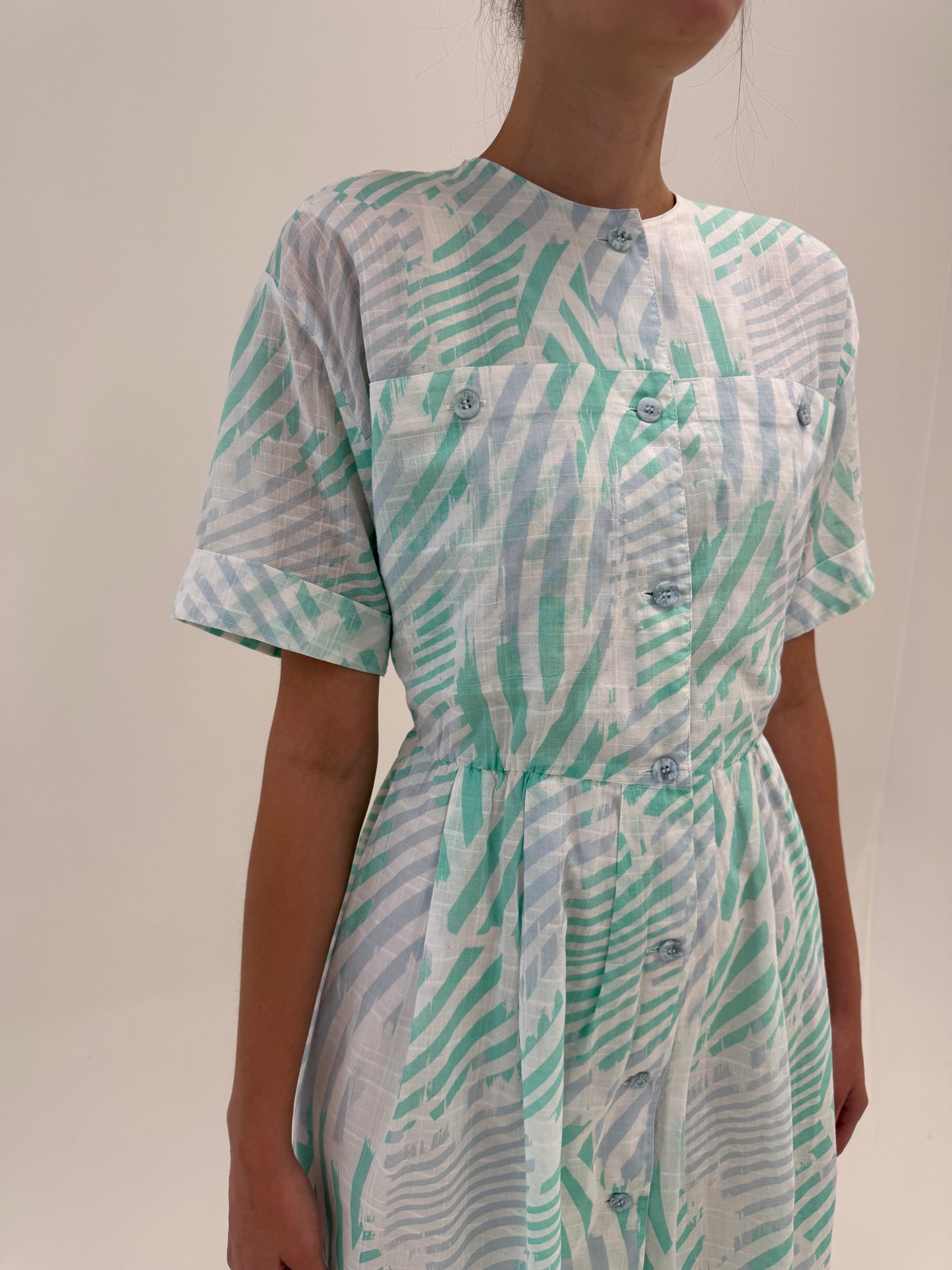 Rochie vintage Givenchy din cea mai fină panzica de bumbac