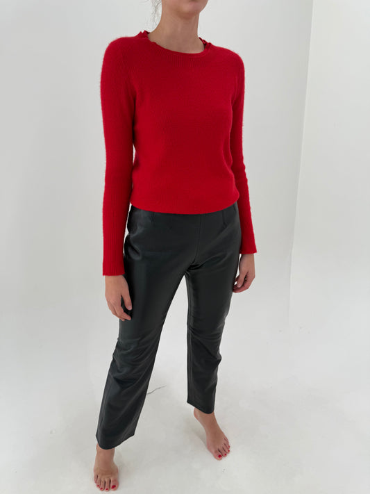 Pantaloni din piele naturală plina extrem de moale și fină