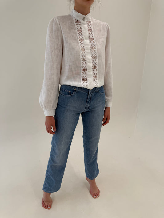 Jeans luxury de vară Rocco Barocco straight leg ultra confort