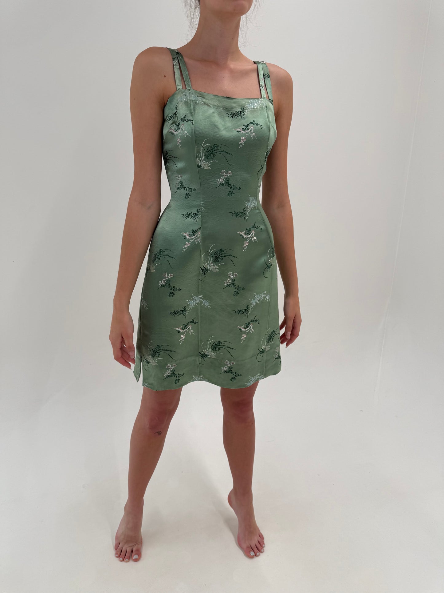 Rochie excepțională din jacquard de mătase naturală