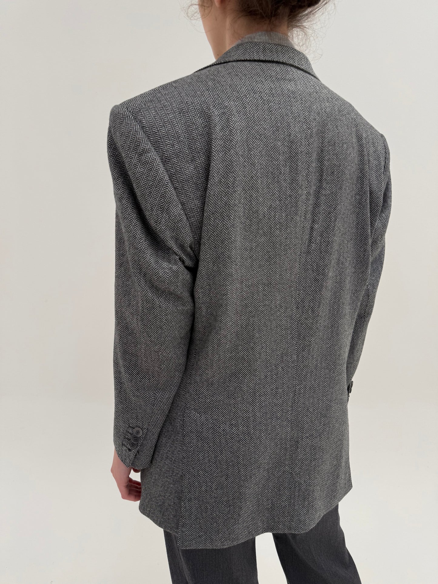 Sacou ultra luxury din stofă 100% cașmir Loro Piana