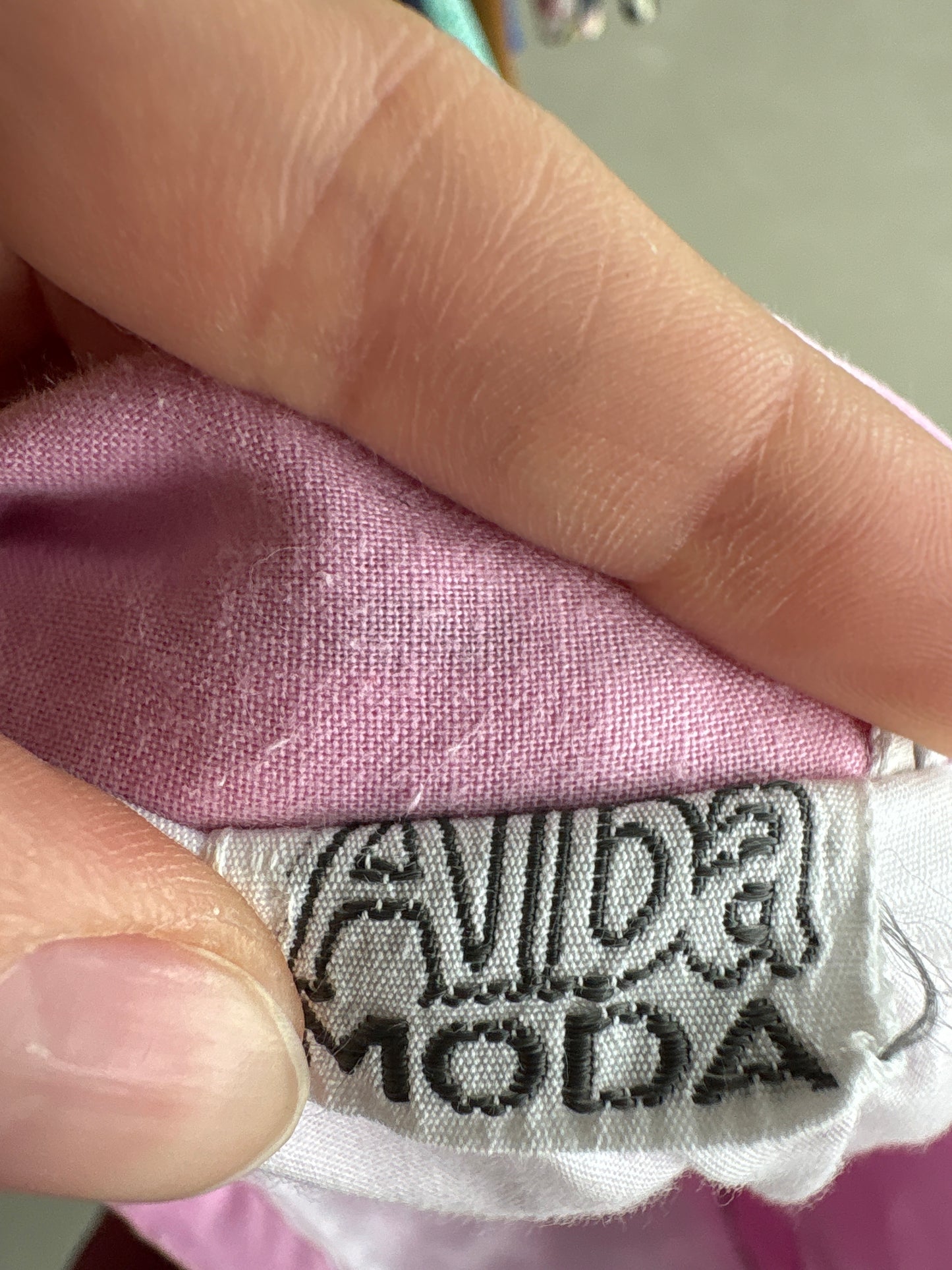Fustă vintage din pânză cu căptușeală din panzica cu dantelă macrame bogată la tiv