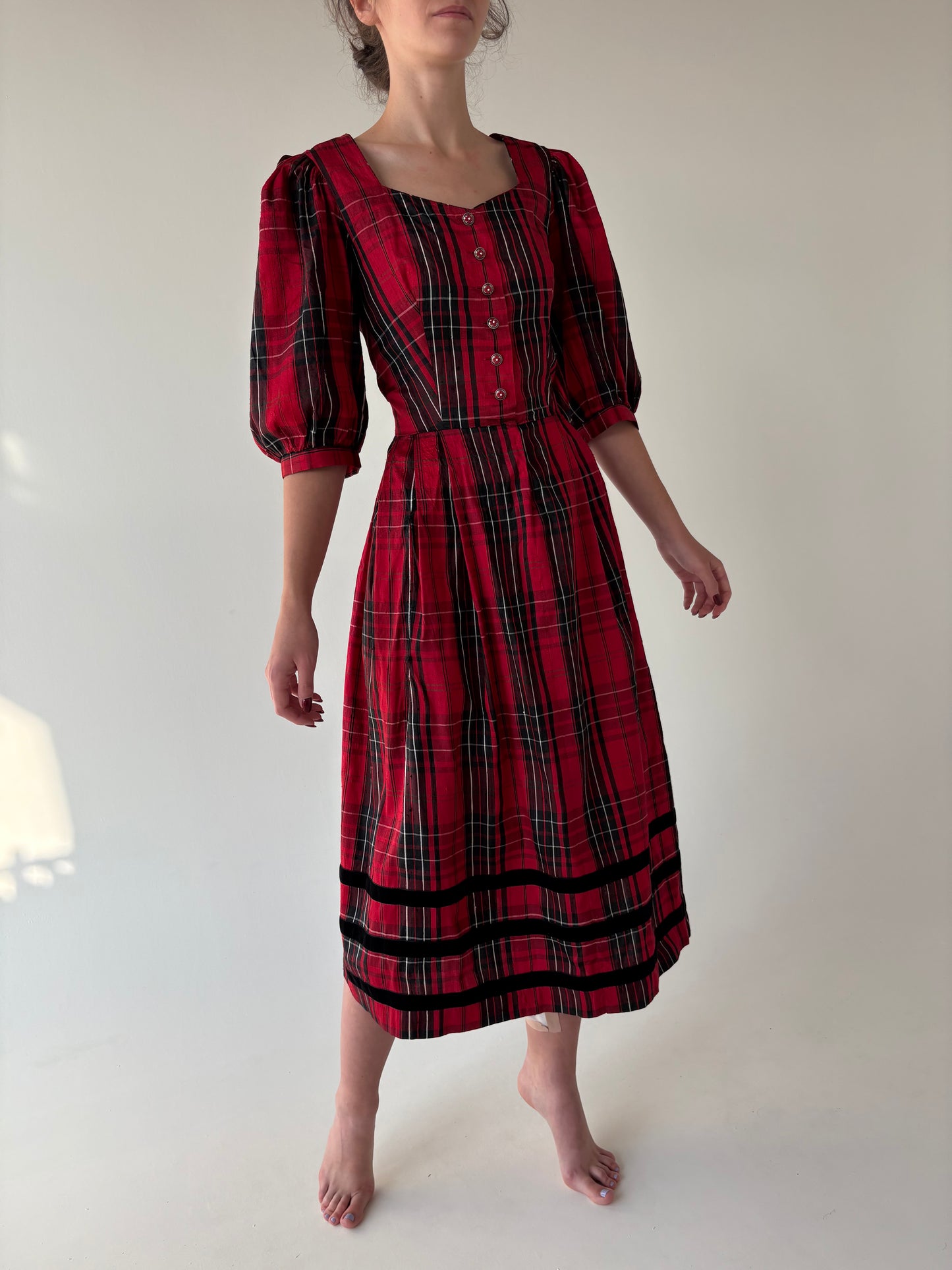 Rochie din mătase naturală dupioni cu corsaj