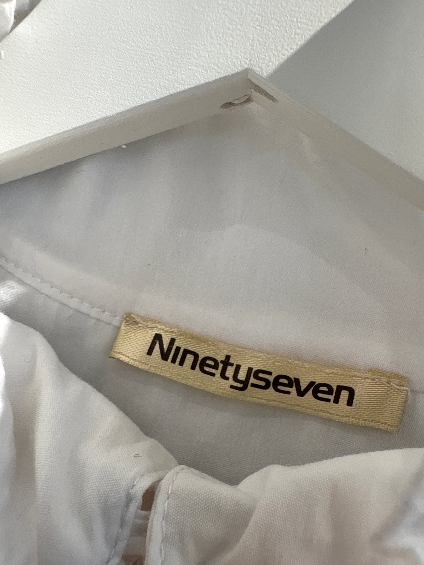 Body tall din poplin de bumbac cu manete ultra înalte