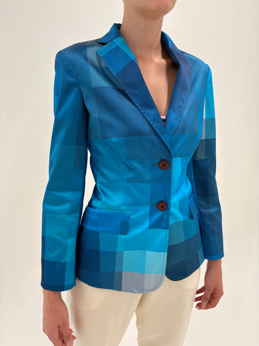 Sacou Moschino de vară în nuanțe superbe de albastru