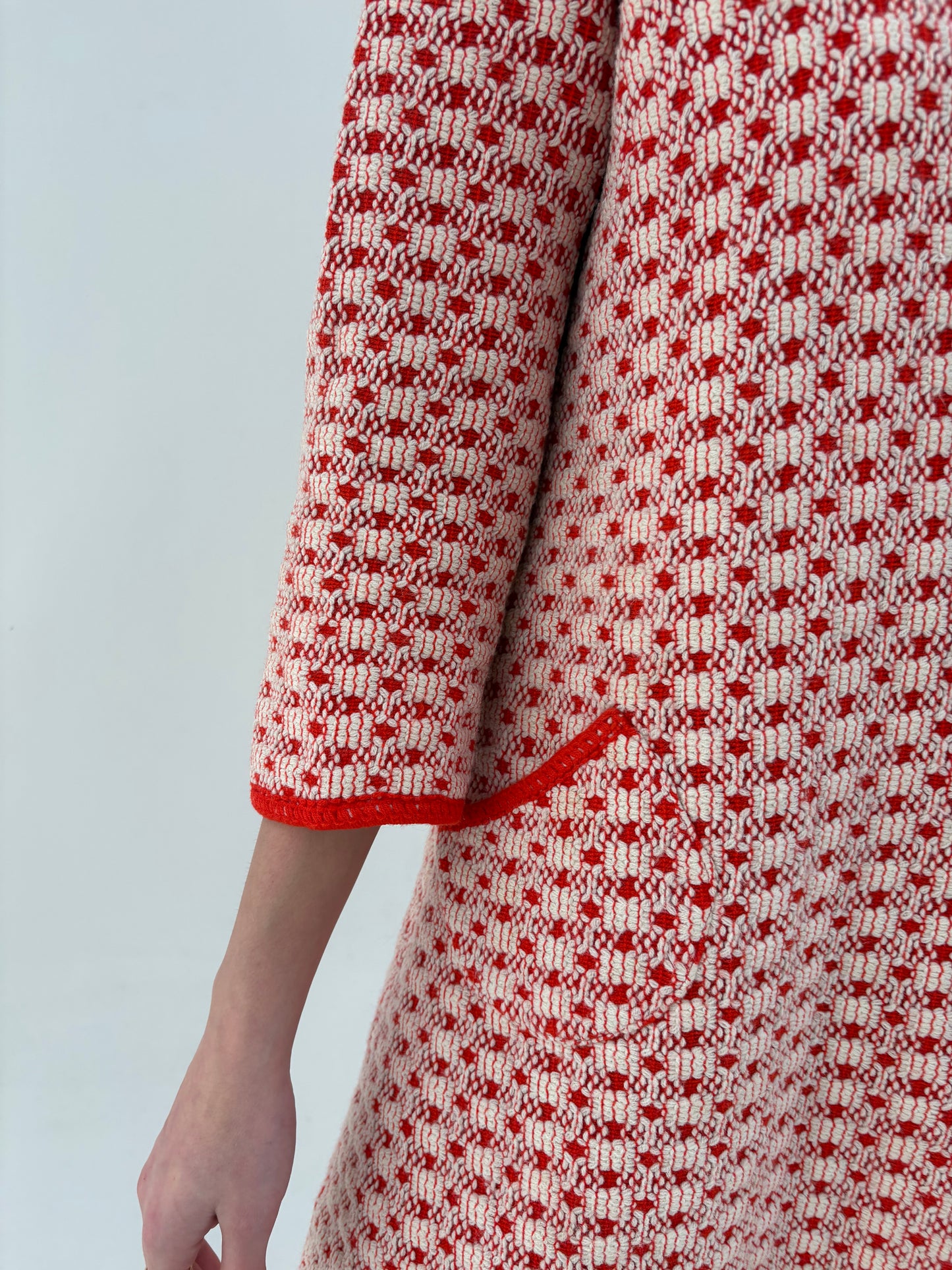 Pardesiu old vintage sfârșit de ani 60 din lana subțire de primăvară