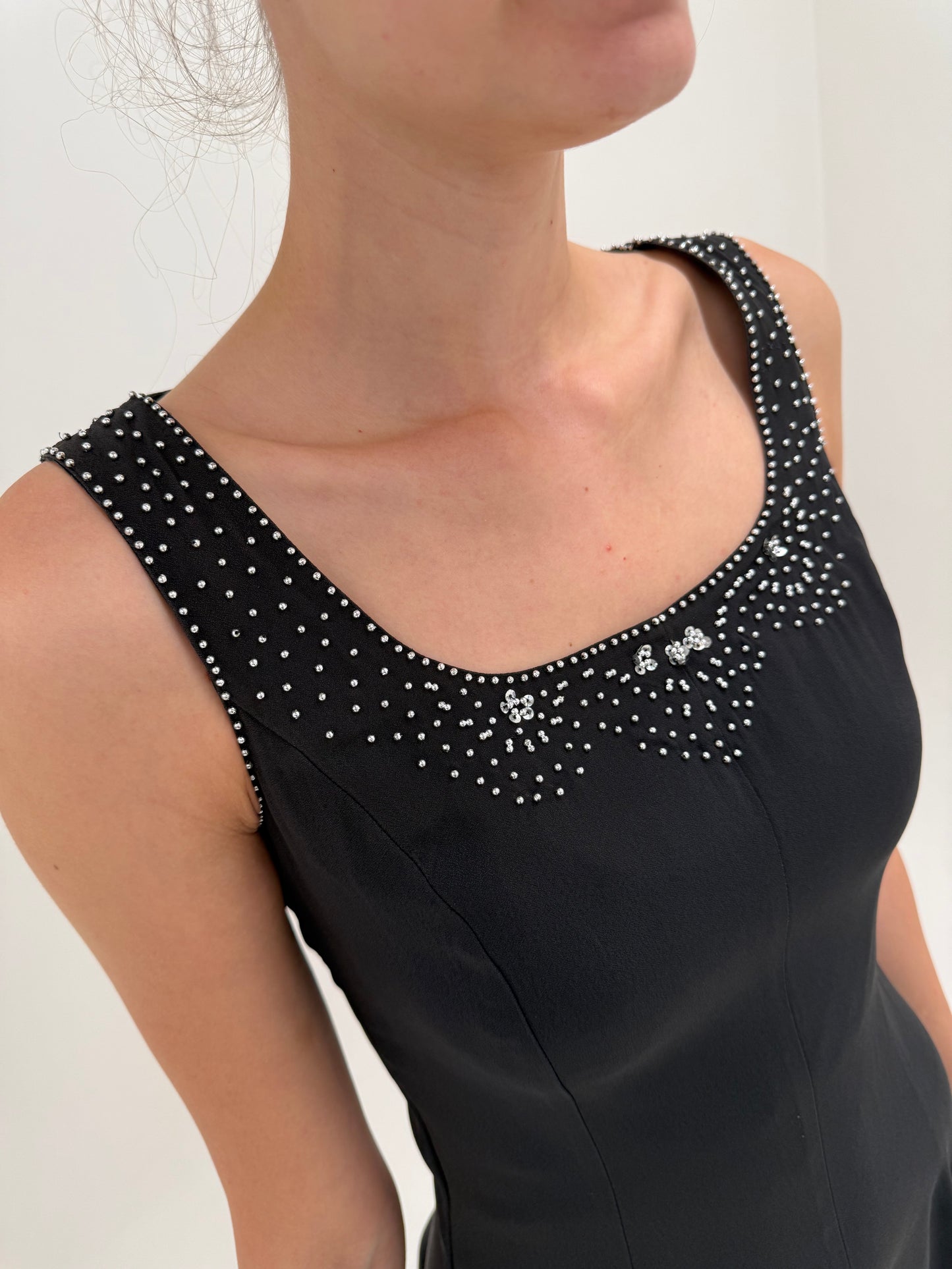 LBD cambrat cu corsaj și aplicații manuale Max&Co by Max Mara de la zi la seară