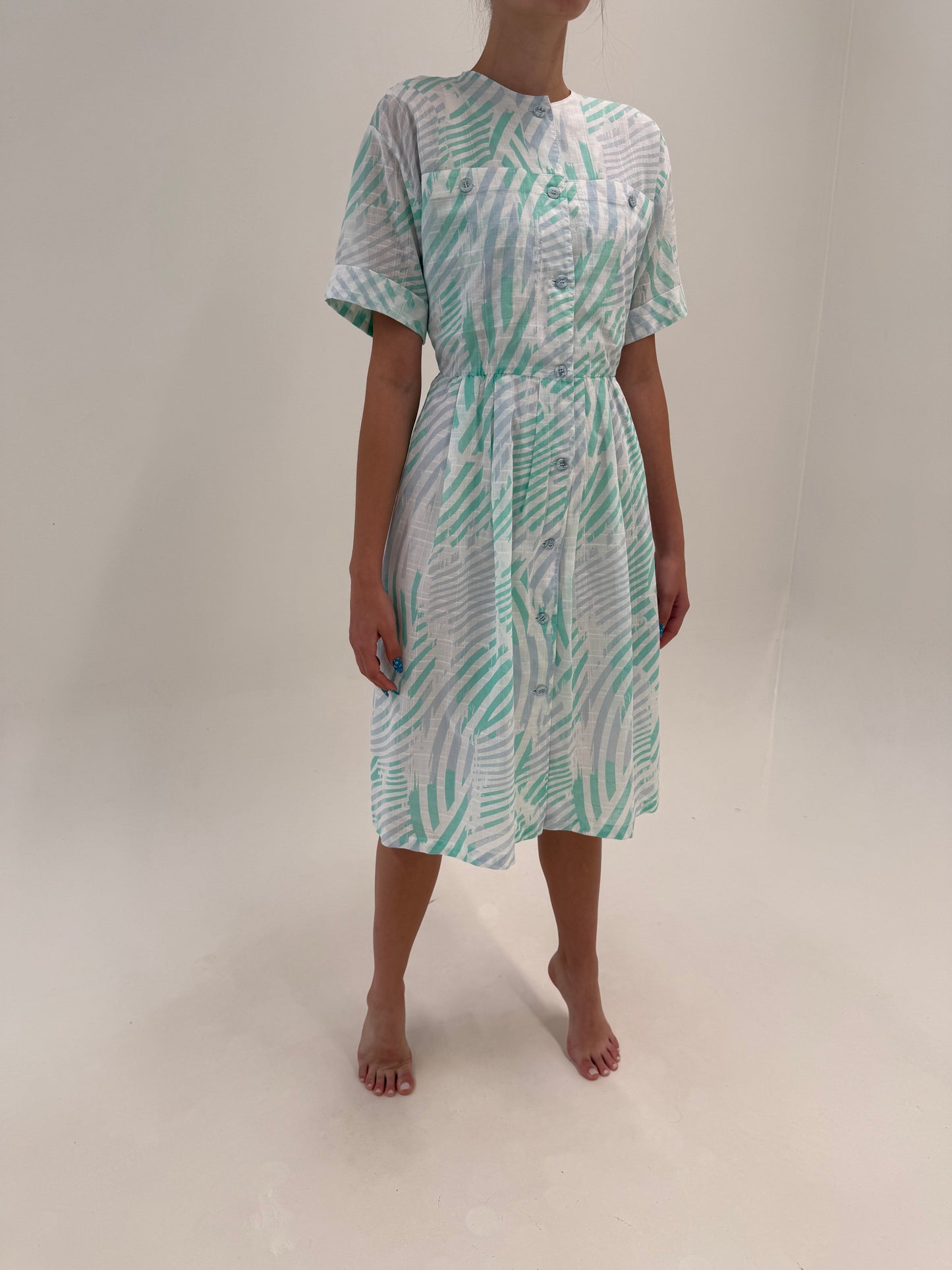 Rochie vintage Givenchy din cea mai fină panzica de bumbac