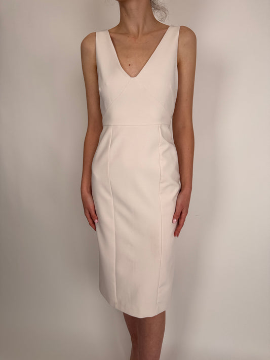 Rochie nouă luxury Ivy&Oak butter white cambrata