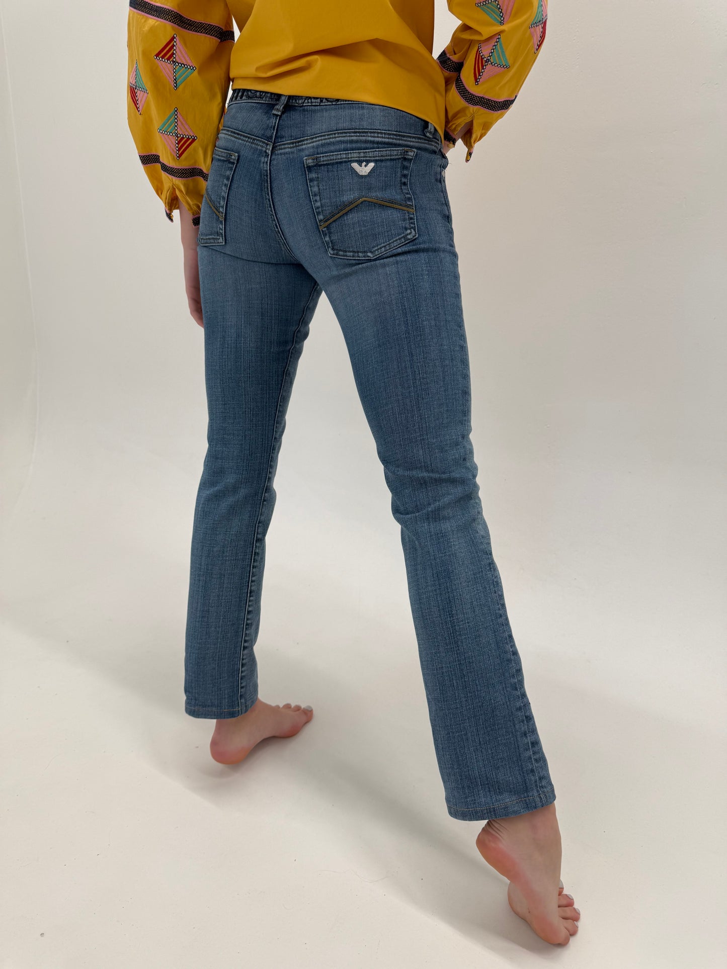 Jeans Armani de vară modelatori